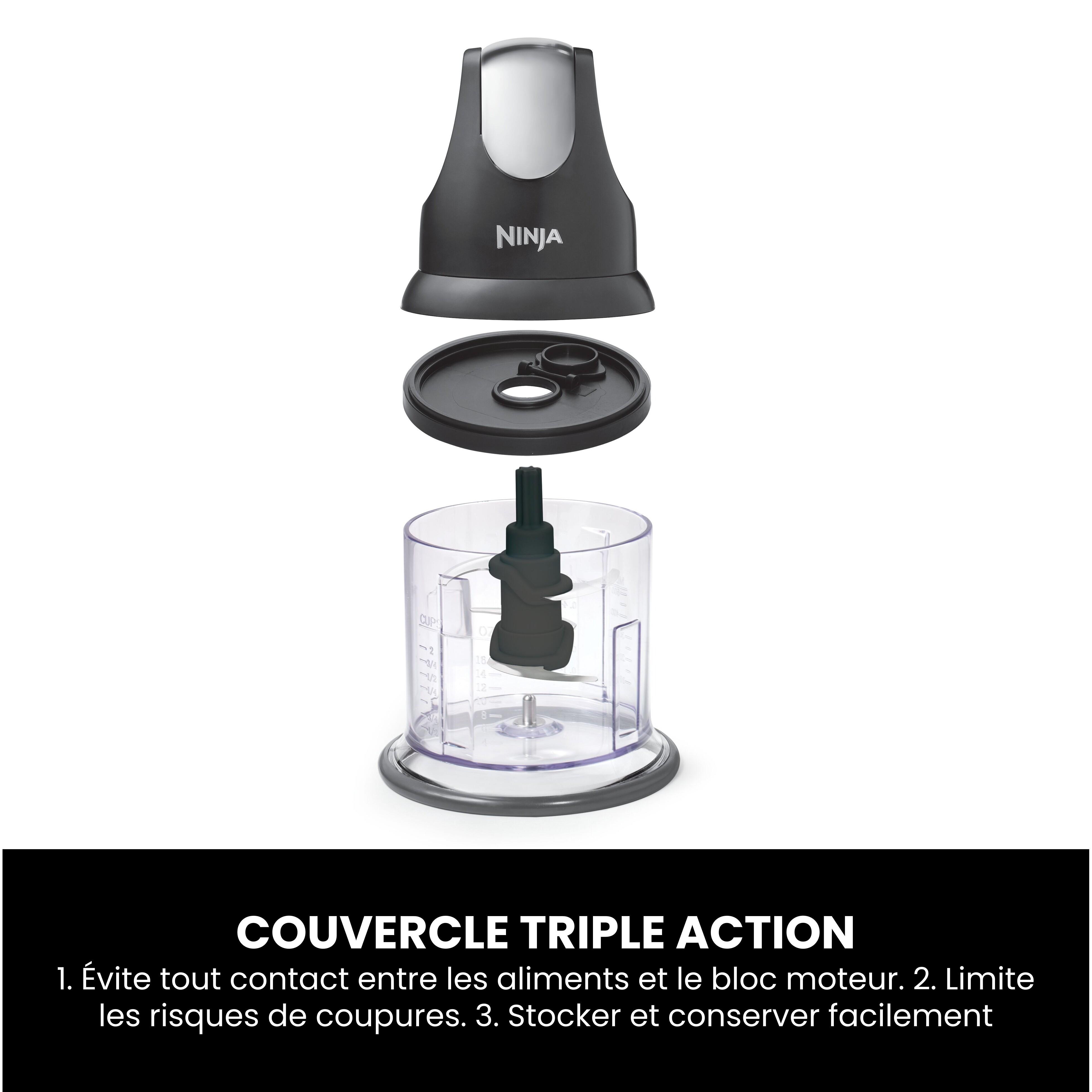Voir la diapositive 7 : NINJA Hachoir express NJ1002EUBK - Noir