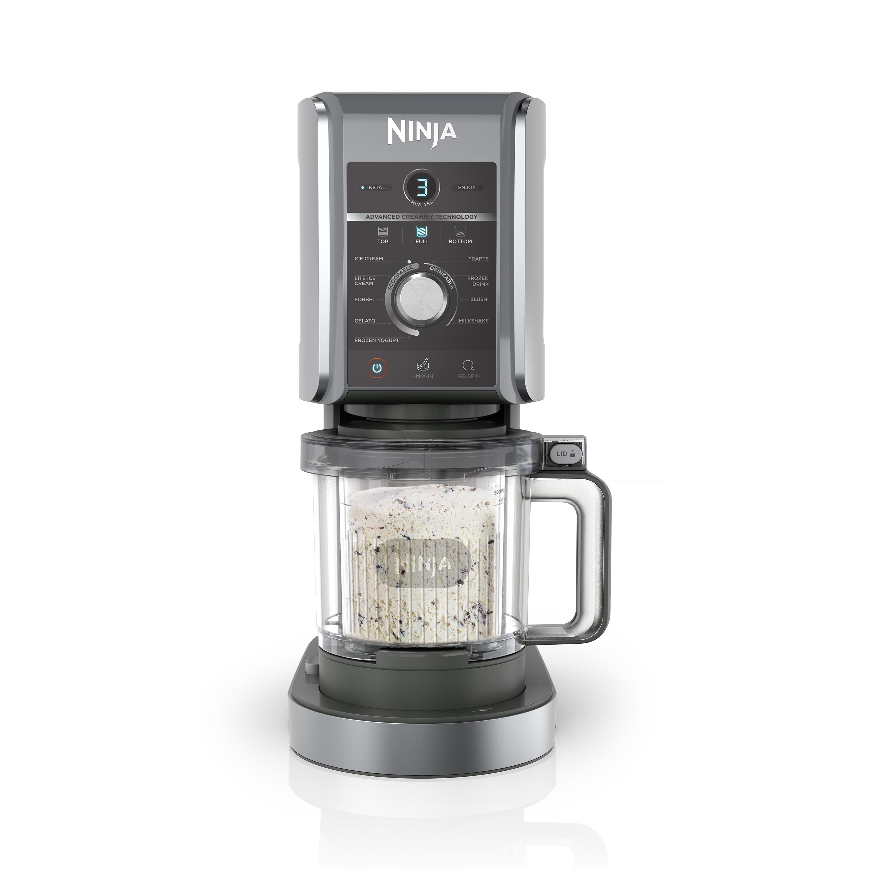 NINJA Machine à glace CREAMi Deluxe 10-en-1 NC502EU - Gris