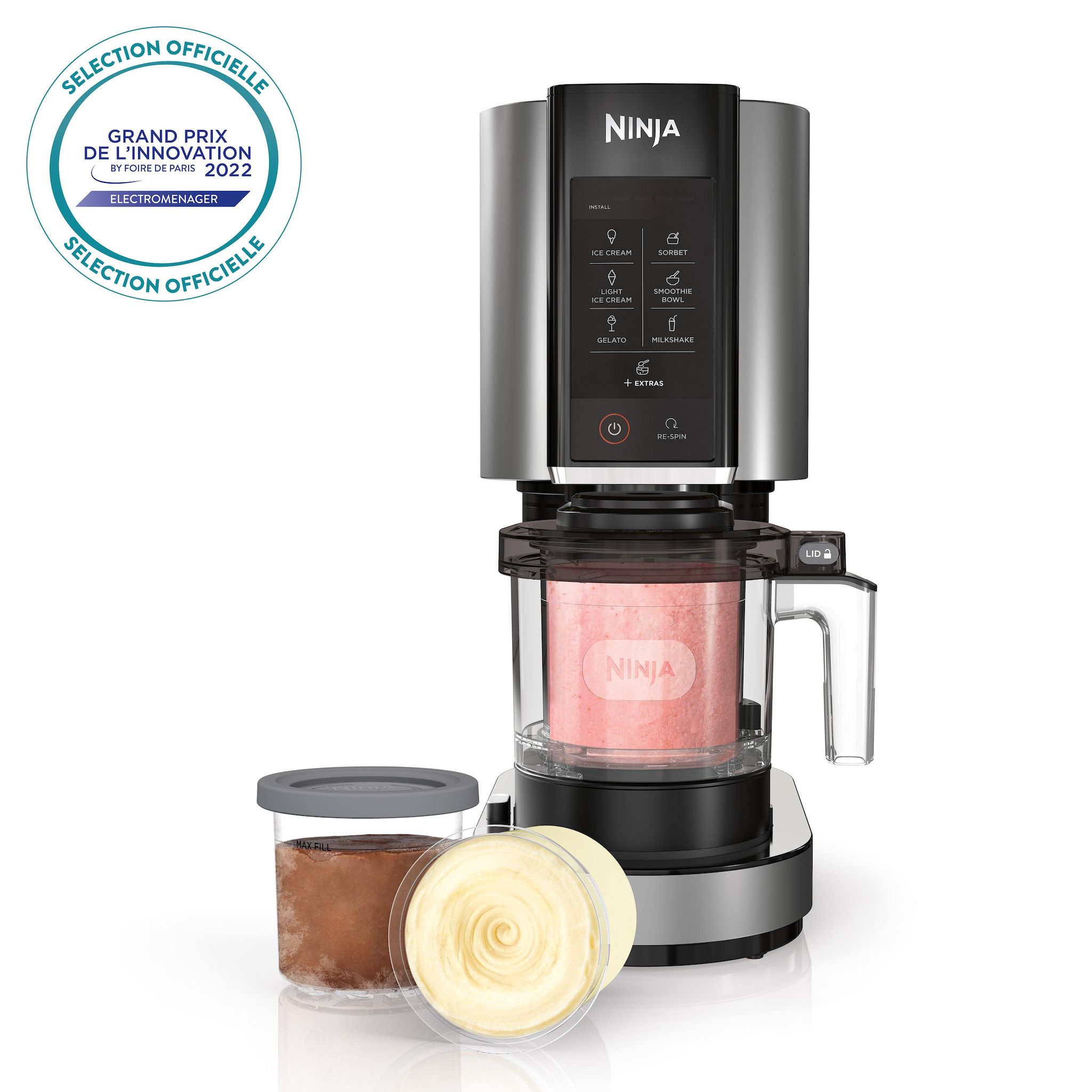 NINJA Machine à glace Creami NC302EU - Gris