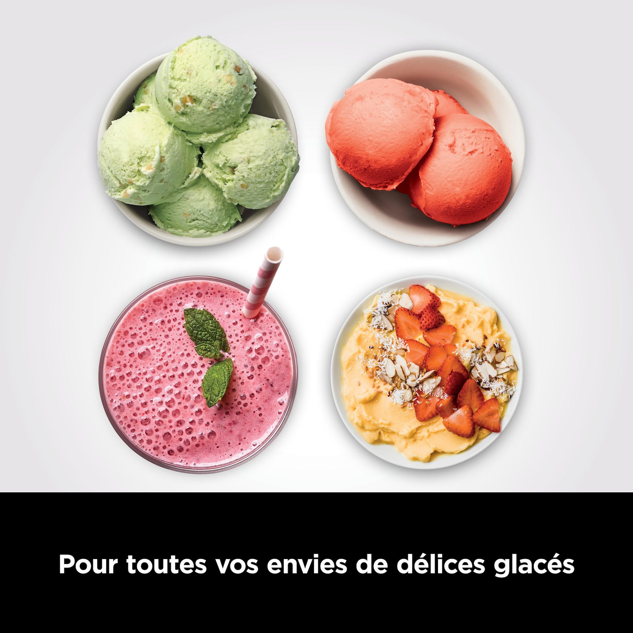 Voir la diapositive 5 : NINJA Machine à glace Creami NC302EU - Gris
