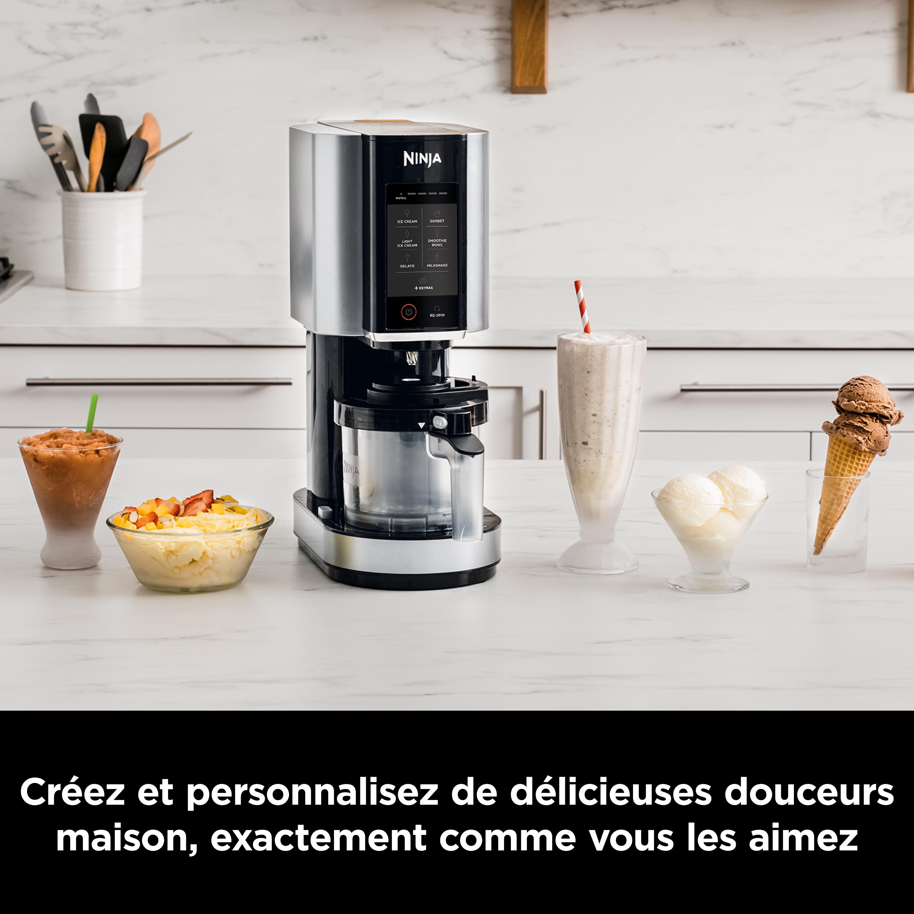 Voir la diapositive 7 : NINJA Machine à glace Creami NC302EU - Gris