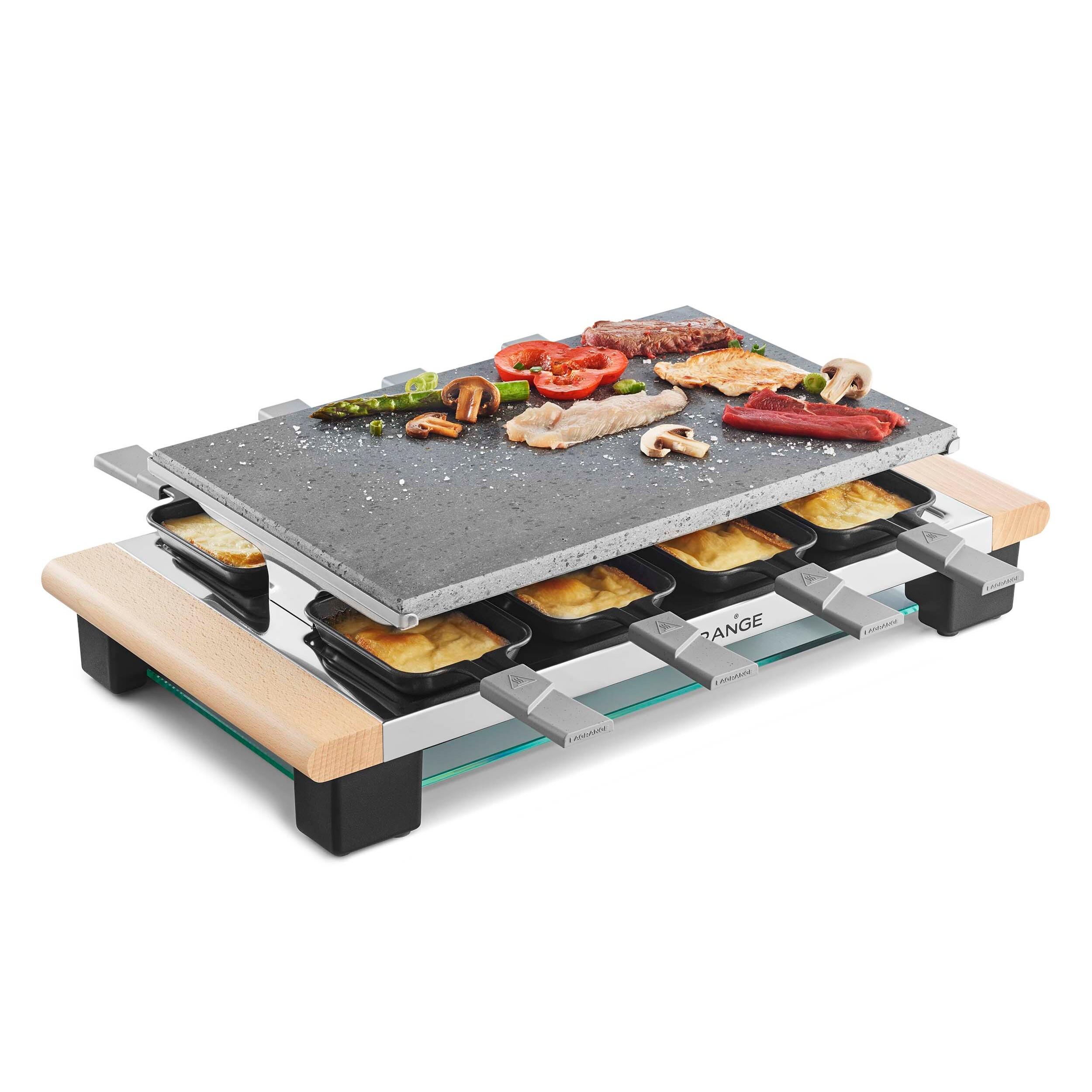 Voir la diapositive 3 : LAGRANGE Appareil à raclette pierre 399012 - Bois