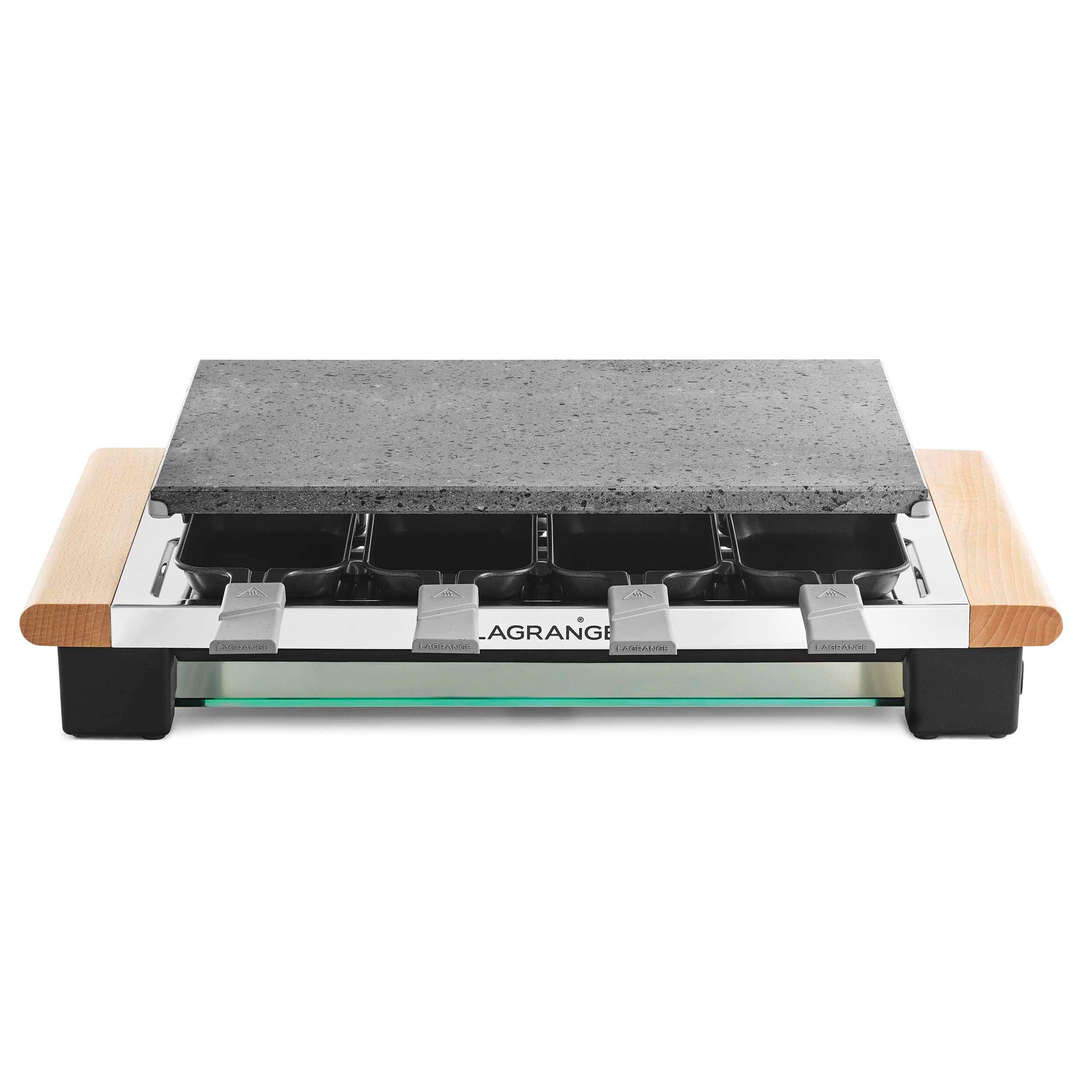Voir la diapositive 4 : LAGRANGE Appareil à raclette pierre 399012 - Bois