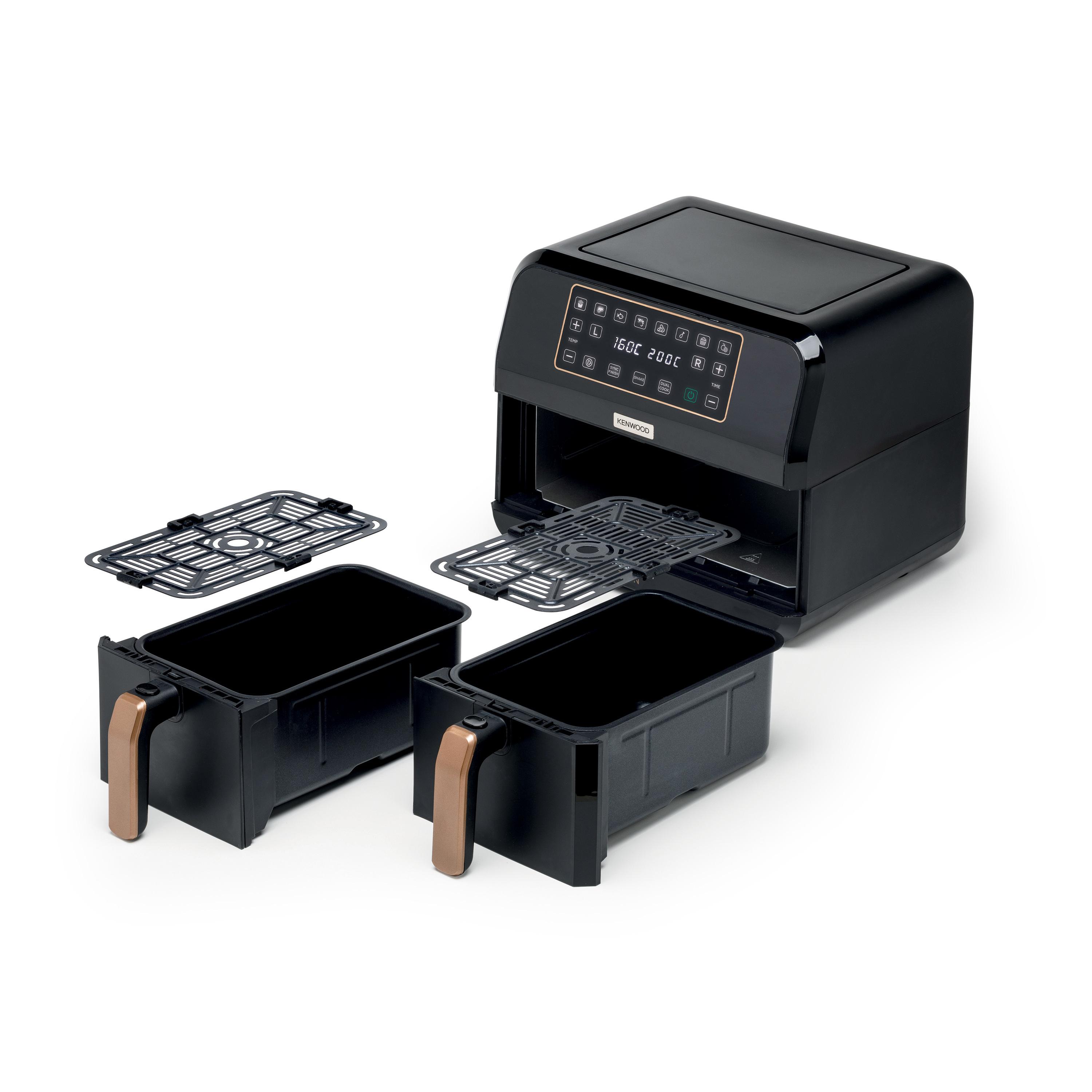 Voir la diapositive 3 : KENWOOD Friteuse sans huile à air chaud HFP15.000BK - Noir