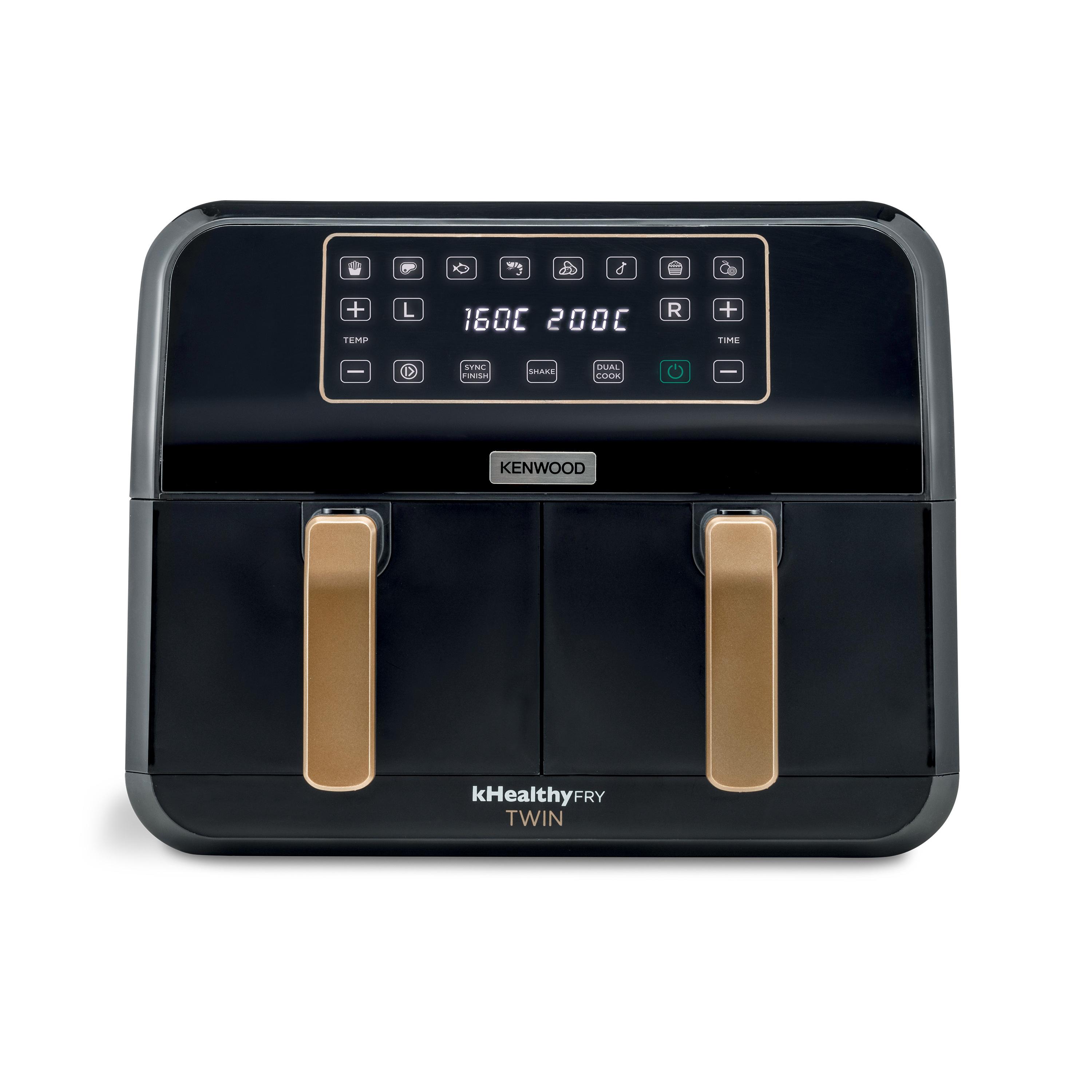 Voir la diapositive 4 : KENWOOD Friteuse sans huile à air chaud HFP15.000BK - Noir