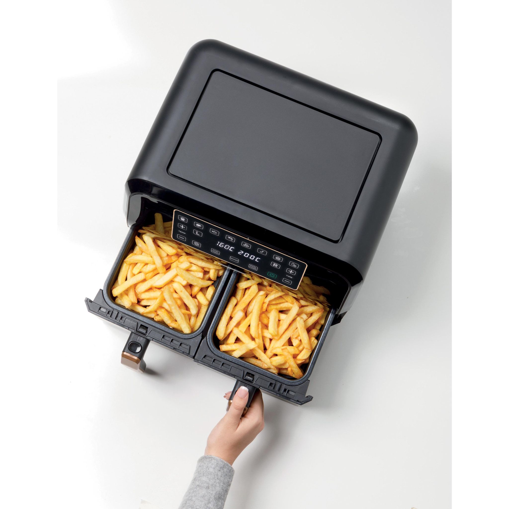 Voir la diapositive 5 : KENWOOD Friteuse sans huile à air chaud HFP15.000BK - Noir