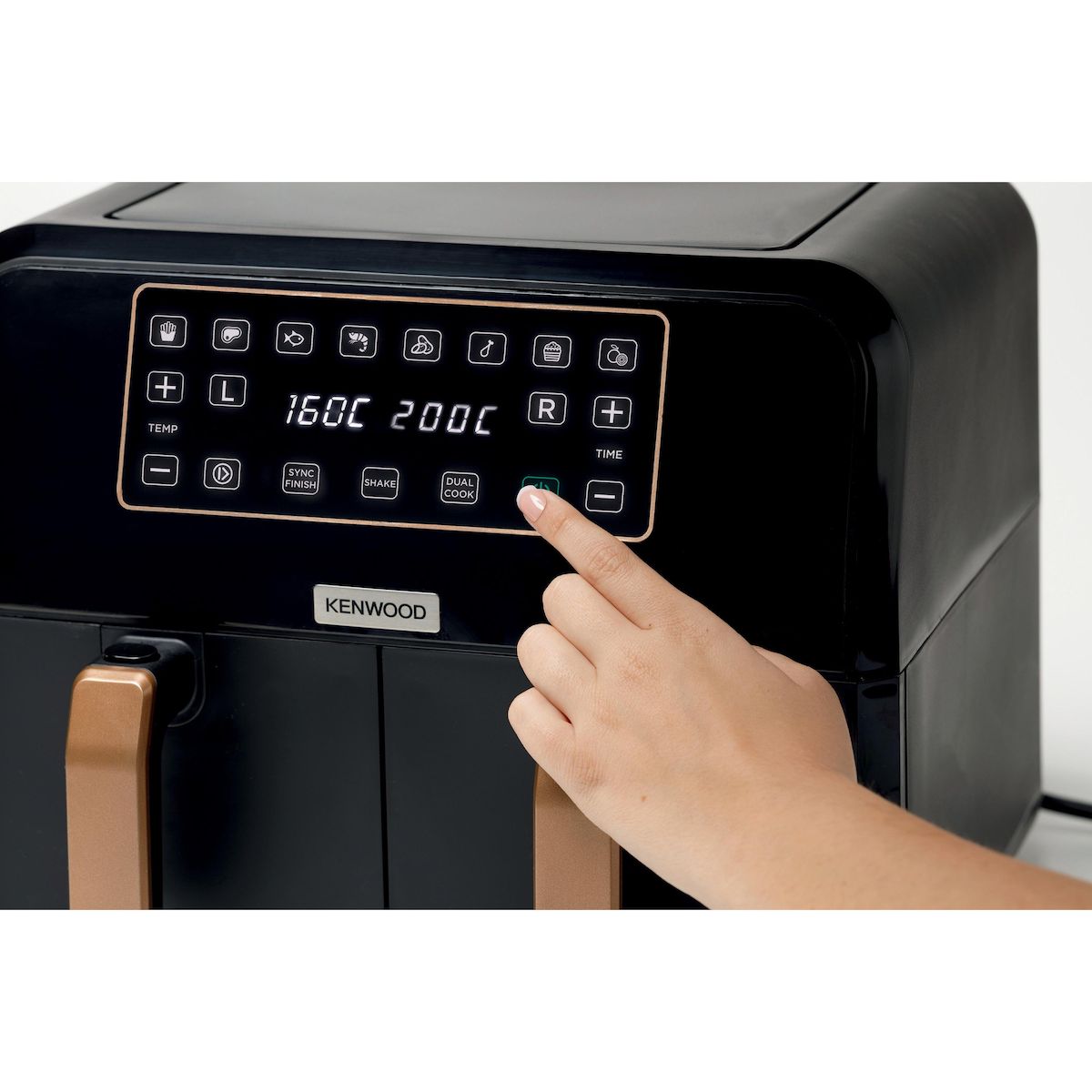 KENWOOD Friteuse sans huile à air chaud HFP15.000BK - Noir