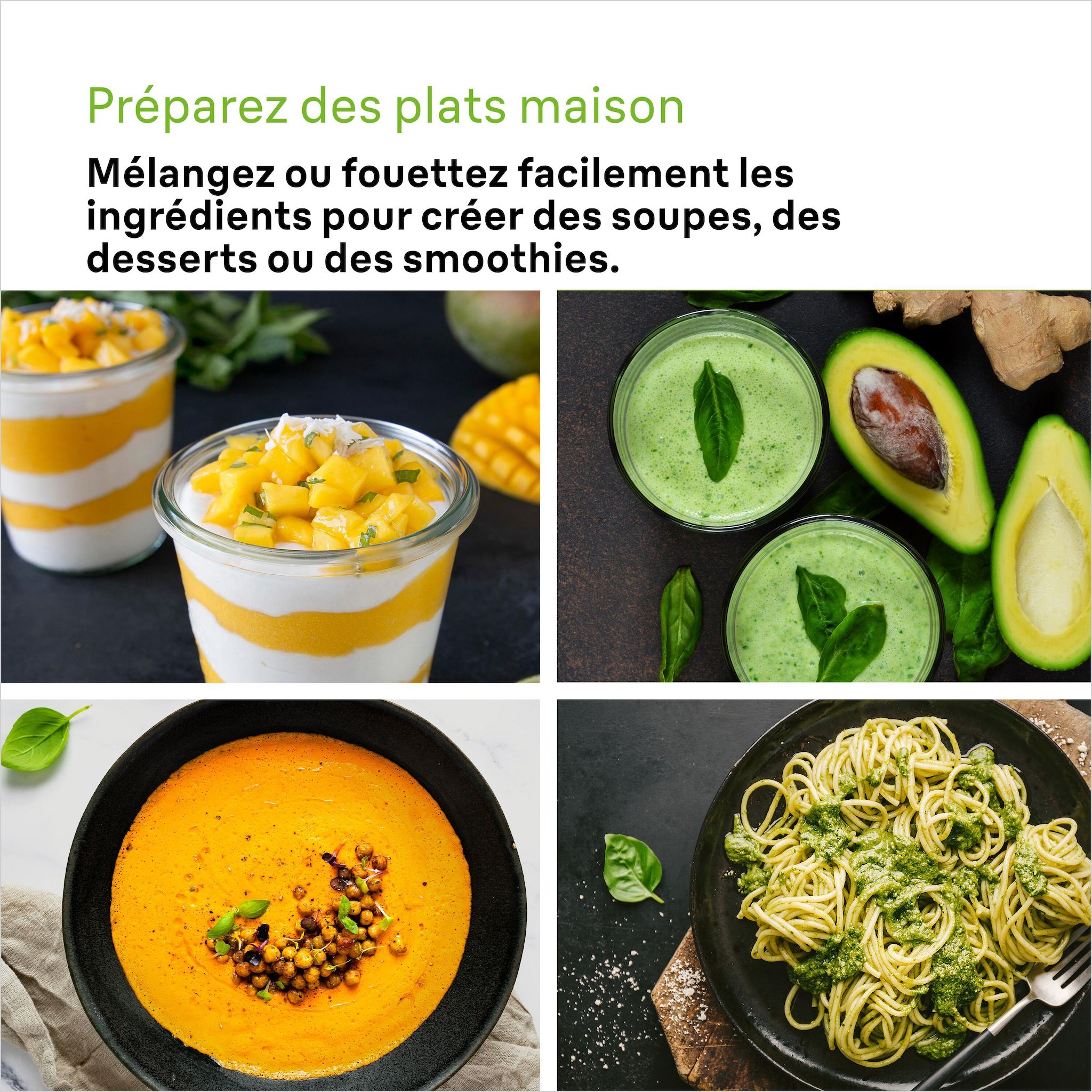 Voir la diapositive 11 : BRAUN Mixeur plongeant MQ50501M - Blanc