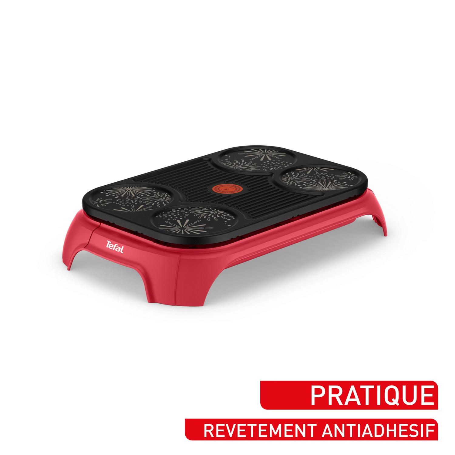 Voir la diapositive 3 : TEFAL Crêpière électrique PY55A7F0 - Rouge