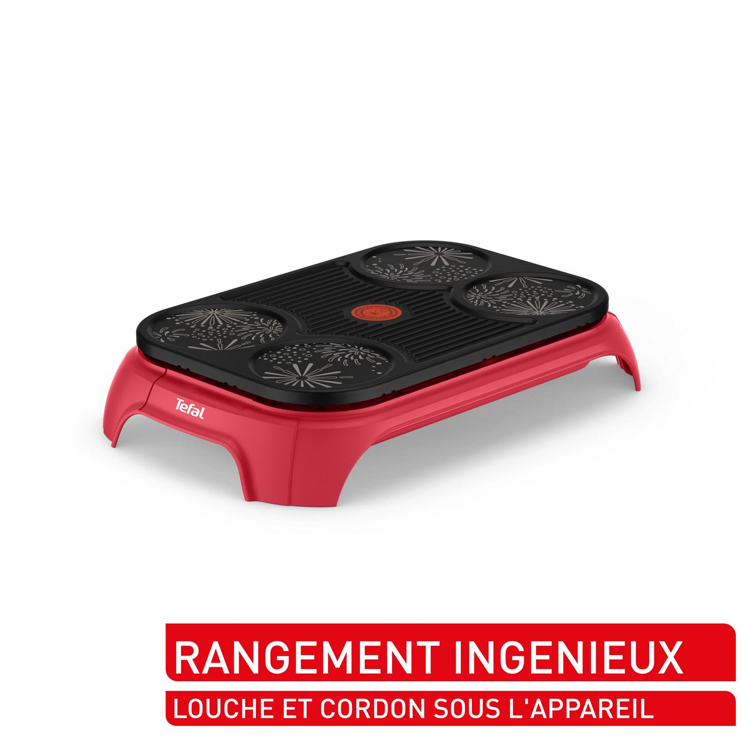 Voir la diapositive 5 : TEFAL Crêpière électrique PY55A7F0 - Rouge