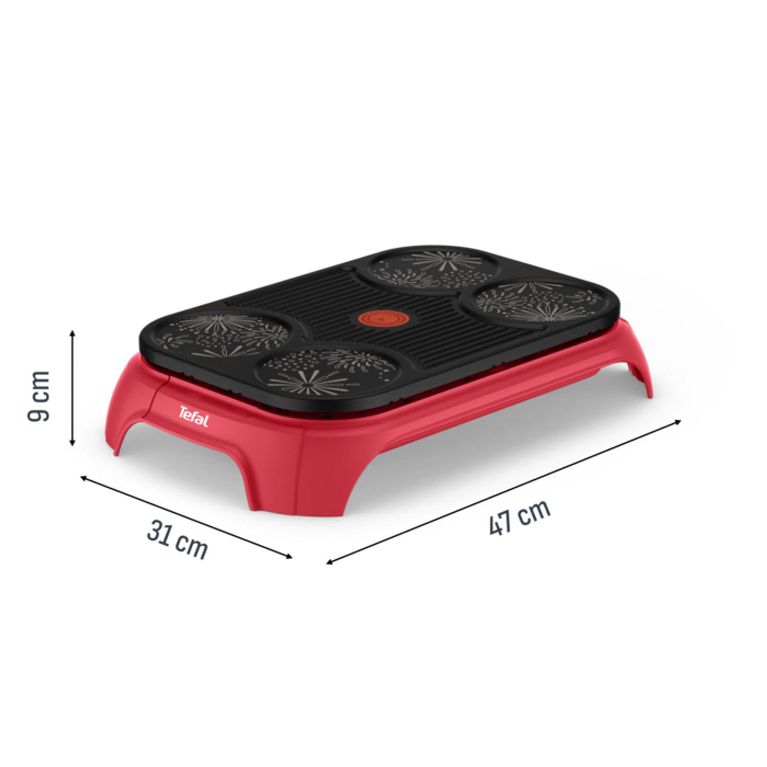 Voir la diapositive 7 : TEFAL Crêpière électrique PY55A7F0 - Rouge