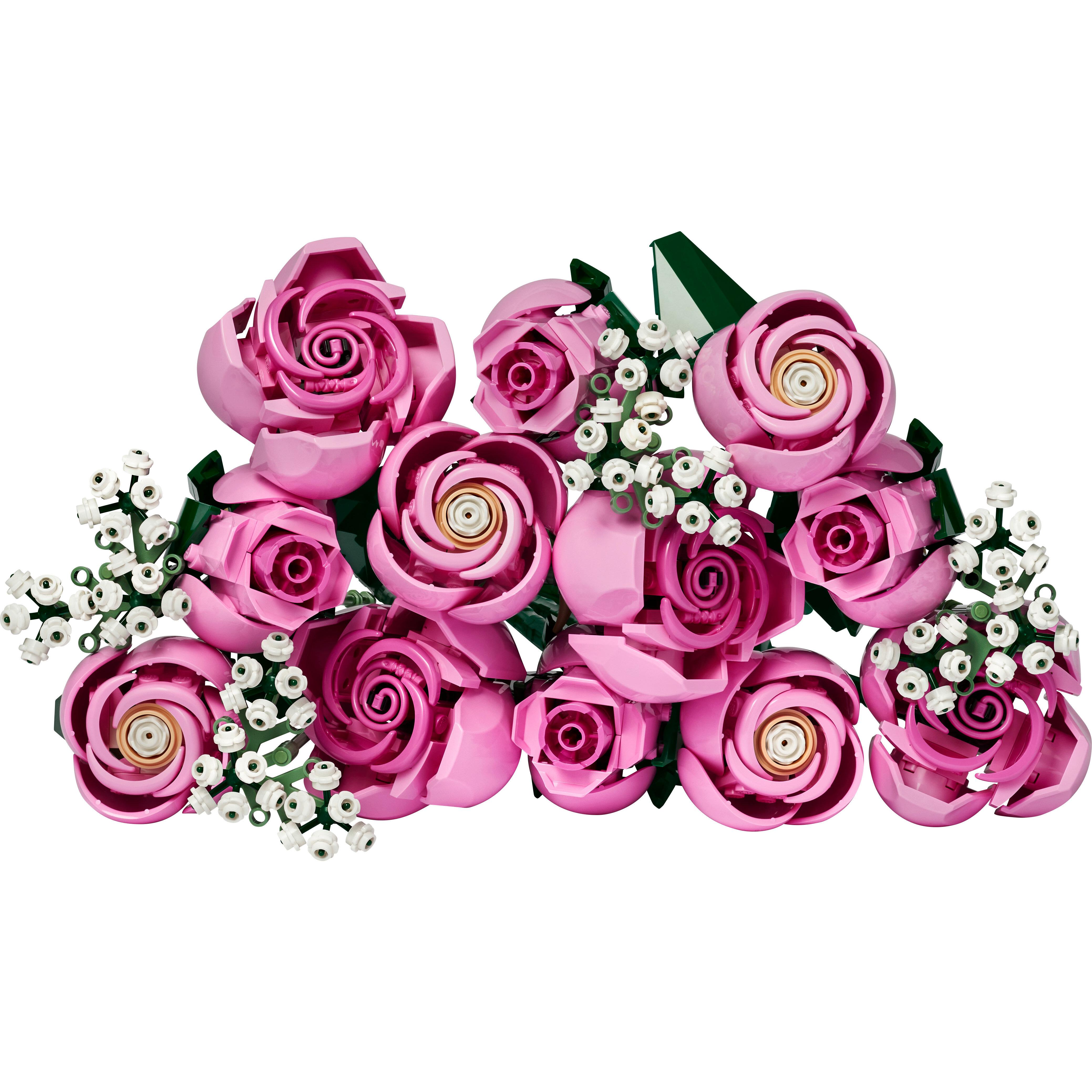 Voir la diapositive 2 : LEGO Botanicals 10374 Bouquet de Roses Roses - Set pour Adulte - Fleurs Artificielles