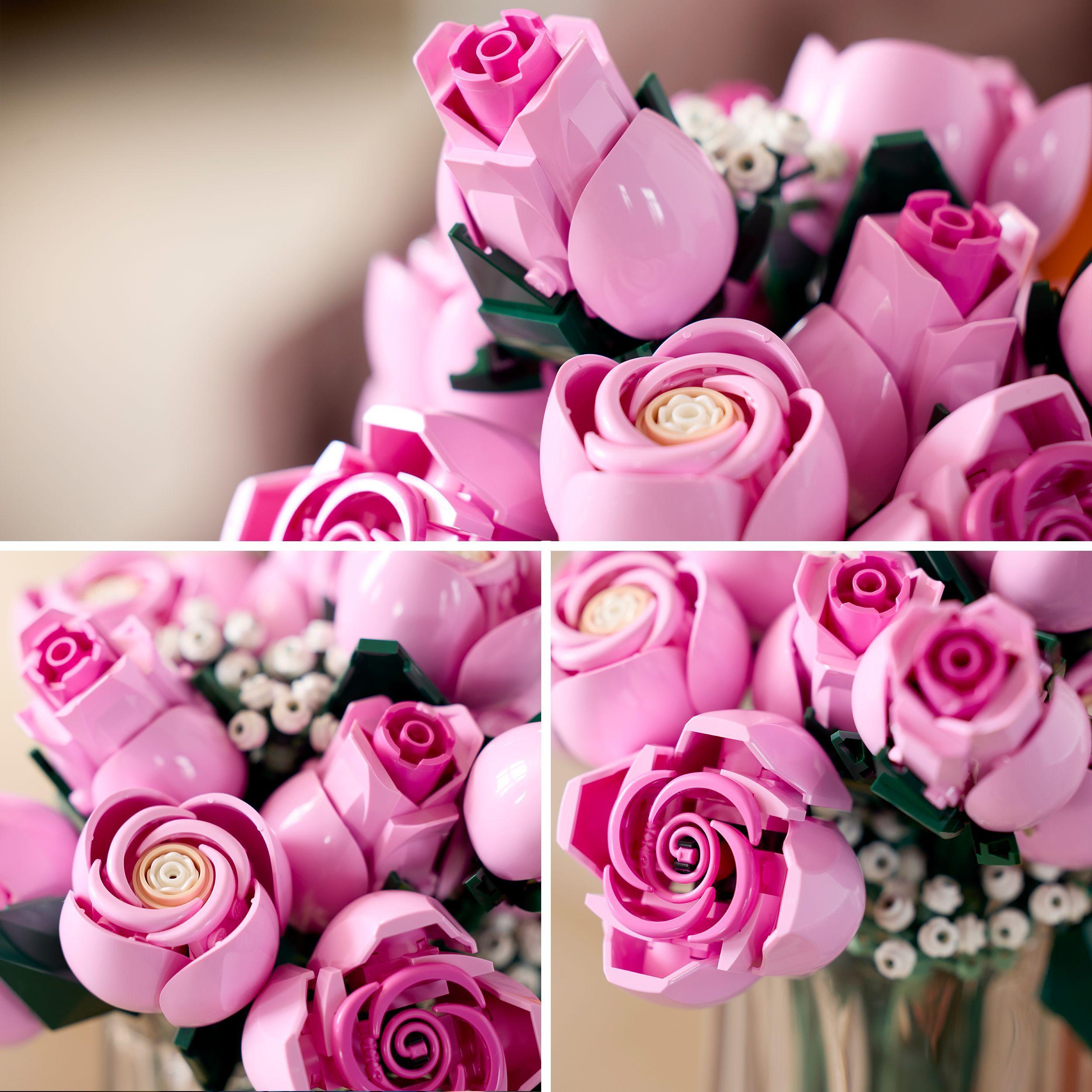 Voir la diapositive 5 : LEGO Botanicals 10374 Bouquet de Roses Roses - Set pour Adulte - Fleurs Artificielles