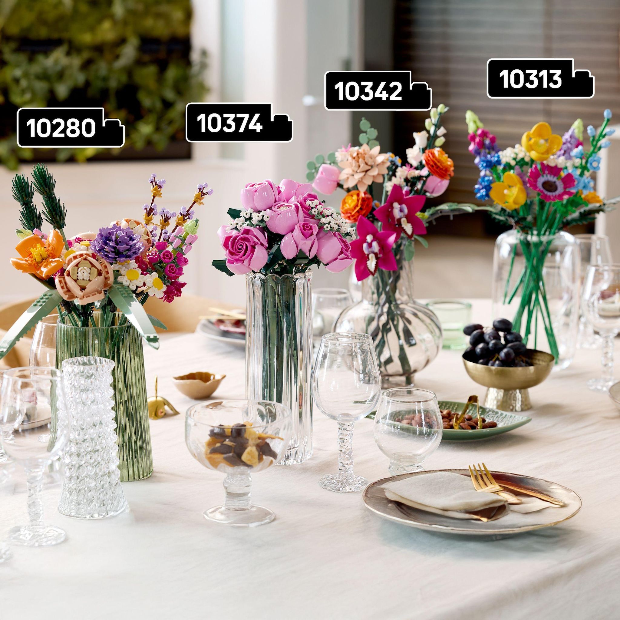 Voir la diapositive 6 : LEGO Botanicals 10374 - Bouquet de Rose - Roses