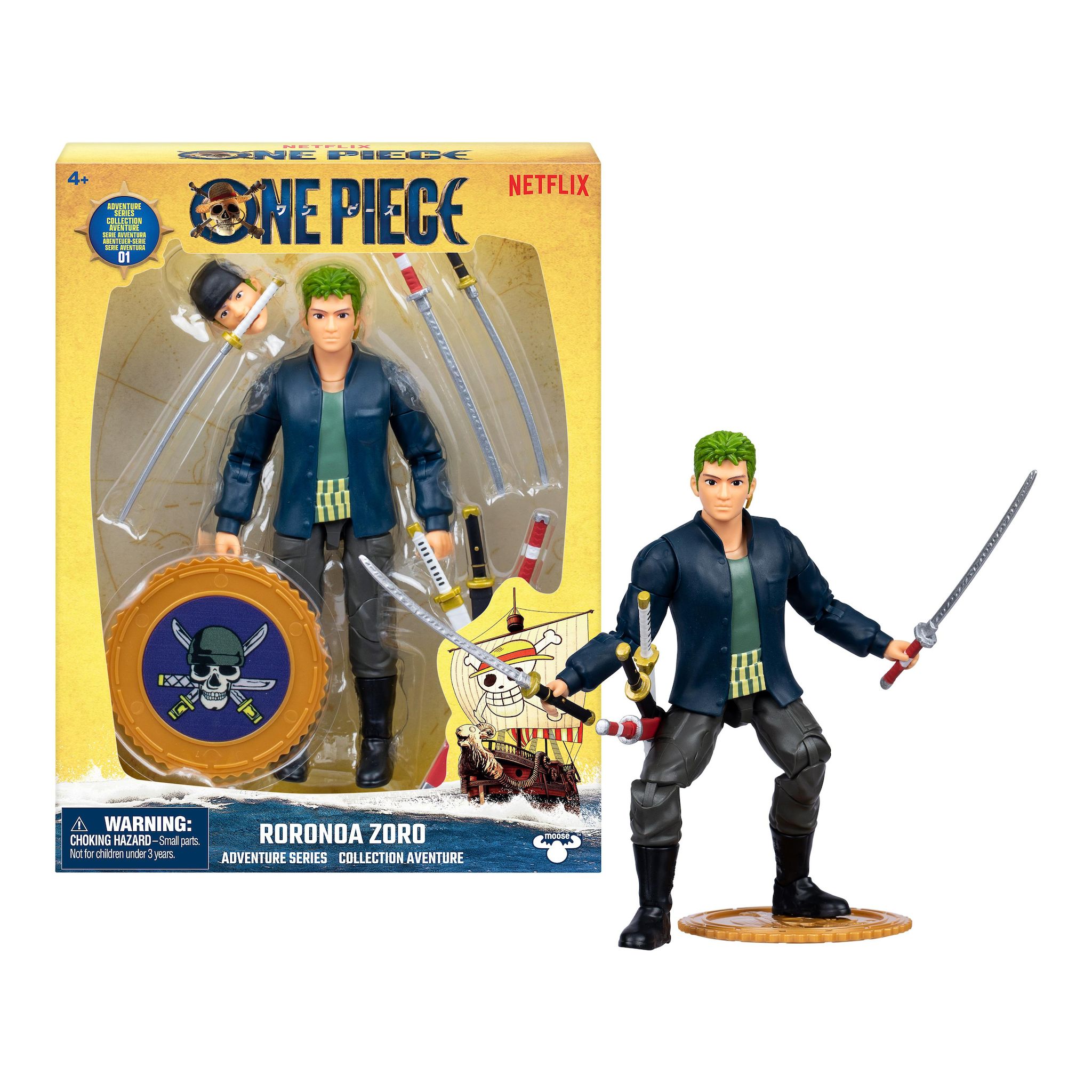 MOOSE Figurine Articulée Roronda Zoro One Piece Netflix