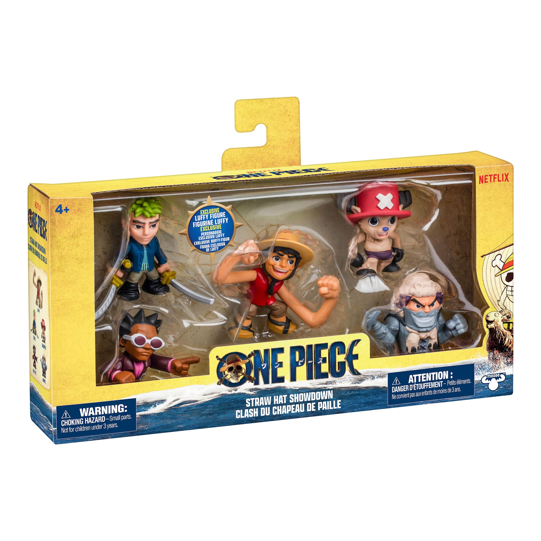 Voir la diapositive 5 : MOOSE Mini Figurines x5 One Piece Netlix