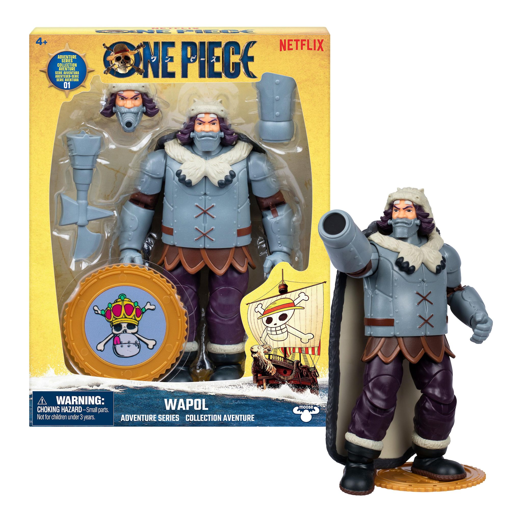 MOOSE Figurine Articulée Wapol One Piece Netflix