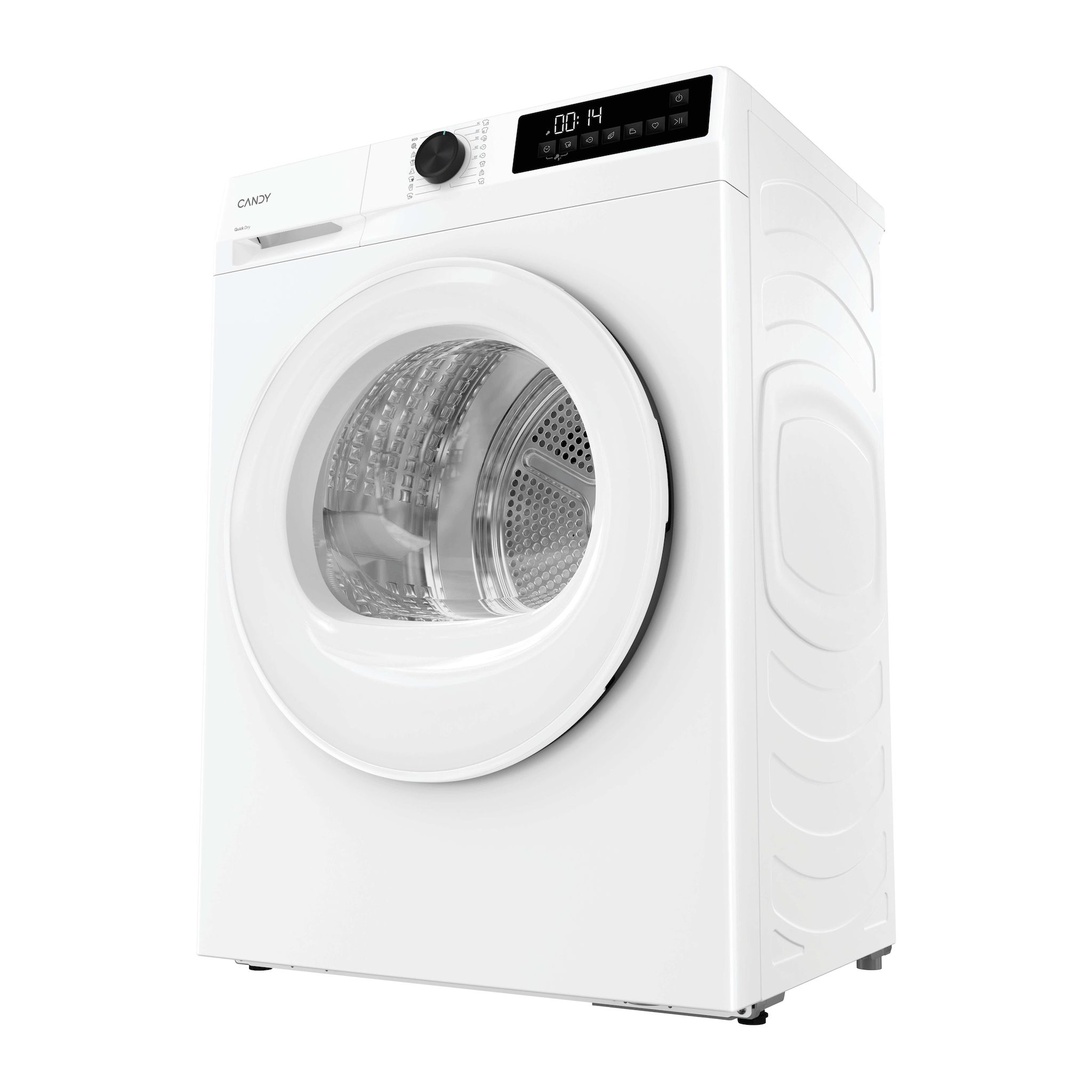 Voir la diapositive 2 : CANDY Sèche linge hublot GDL 8N1S, Pompe à chaleur, E