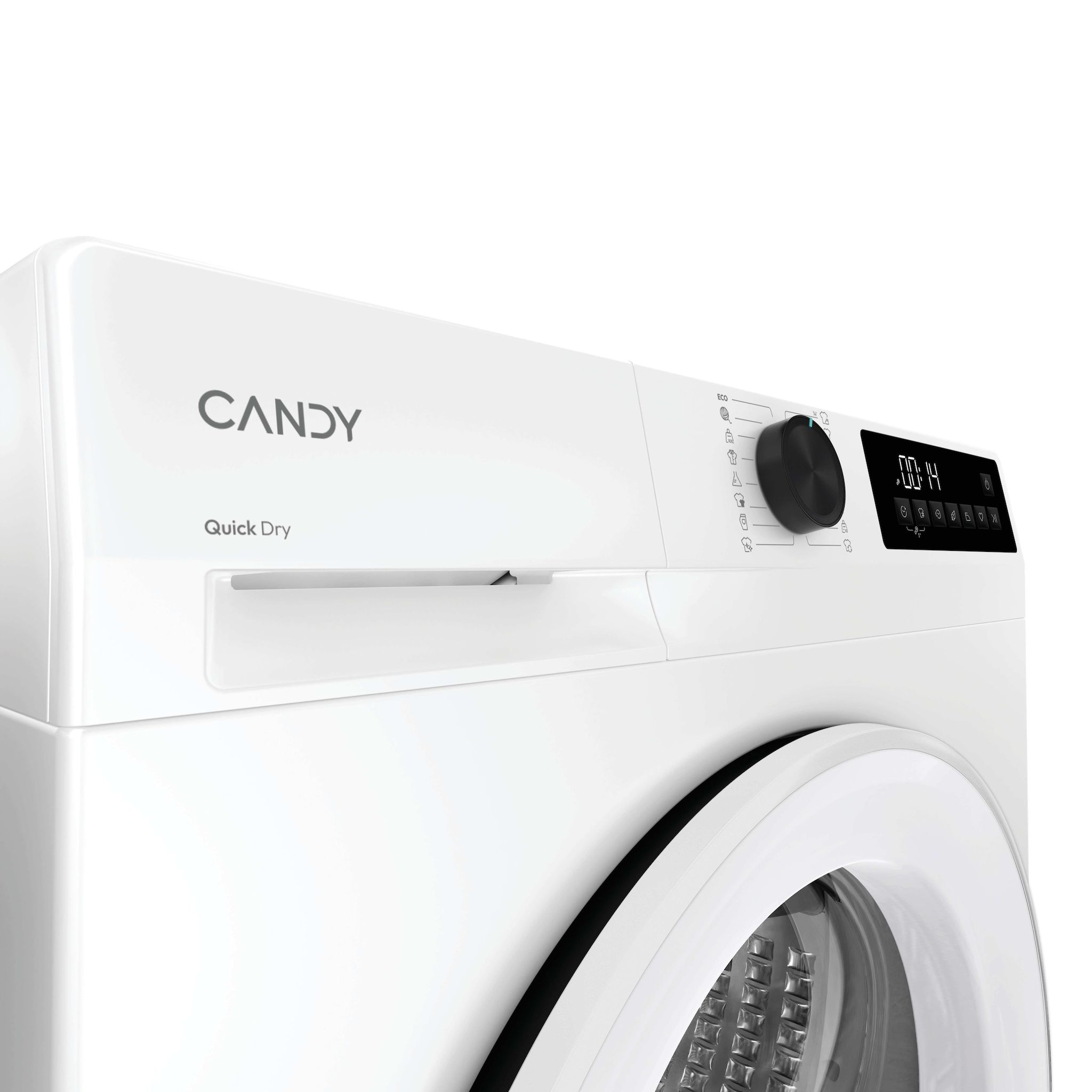 Voir la diapositive 4 : CANDY Sèche linge hublot GDL 8N1S, Pompe à chaleur, E