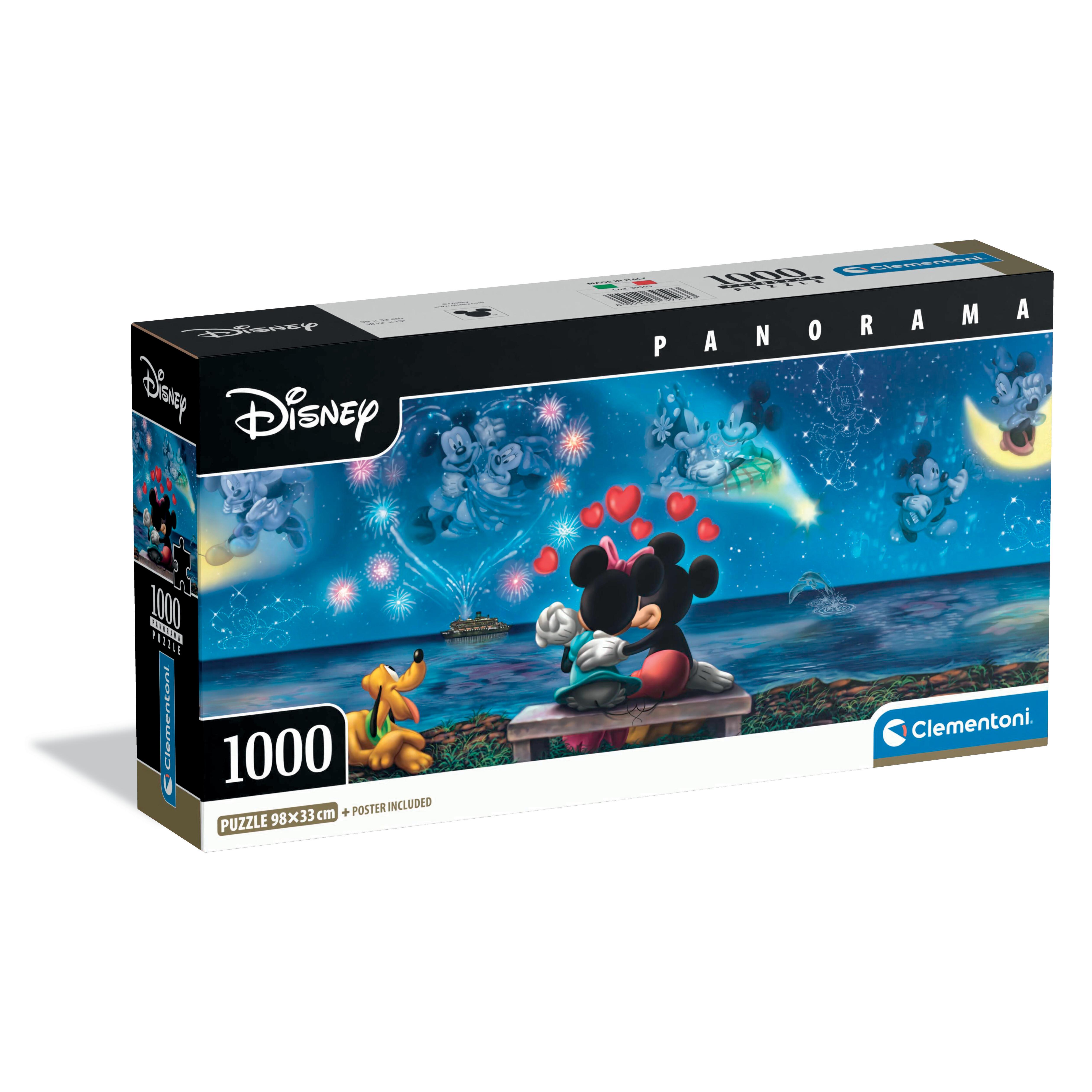 CLEMENTONI Puzzle 1000 pièces Mickey Minnie