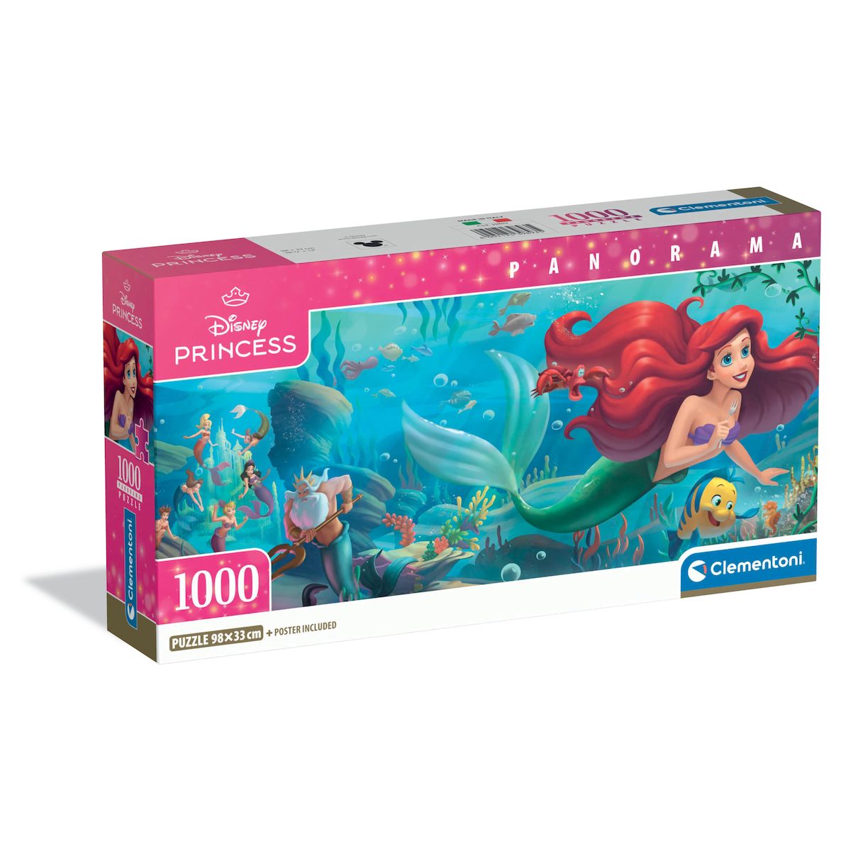 CLEMENTONI Puzzle 1000 pièces Petite Sirène