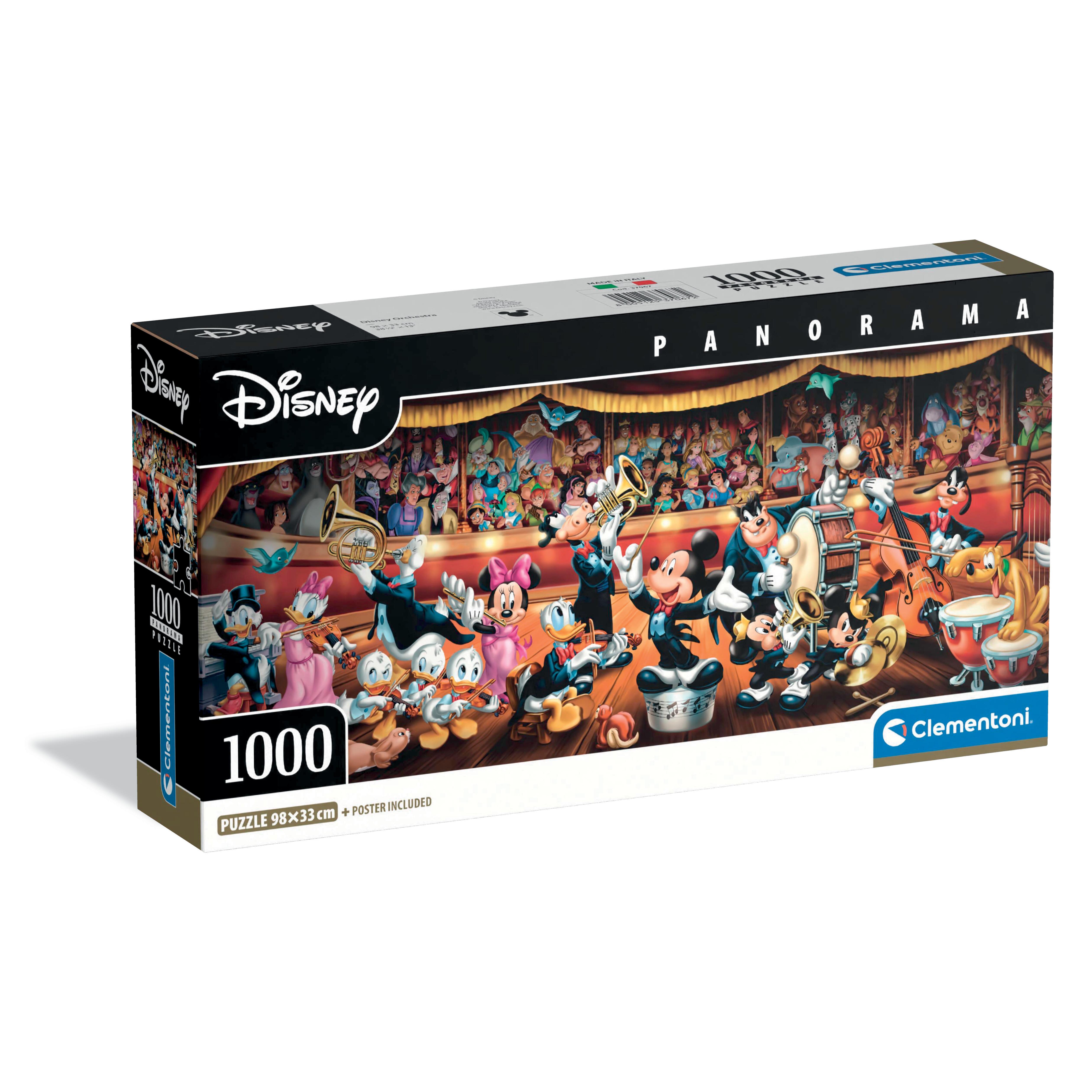 CLEMENTONI Puzzle 1000 pièces Orchestra Disney