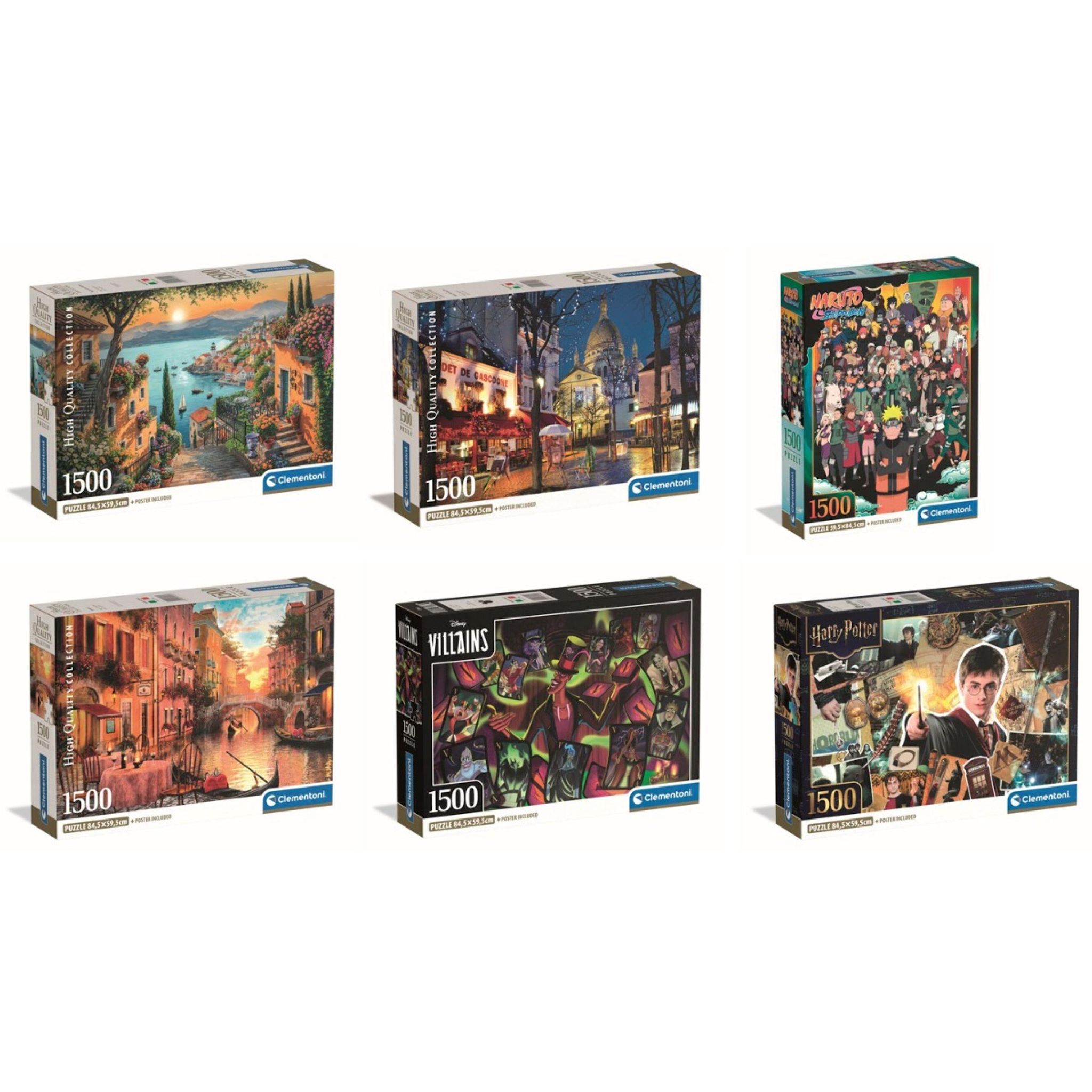 CLEMENTONI Puzzle 1500 pièces Divers