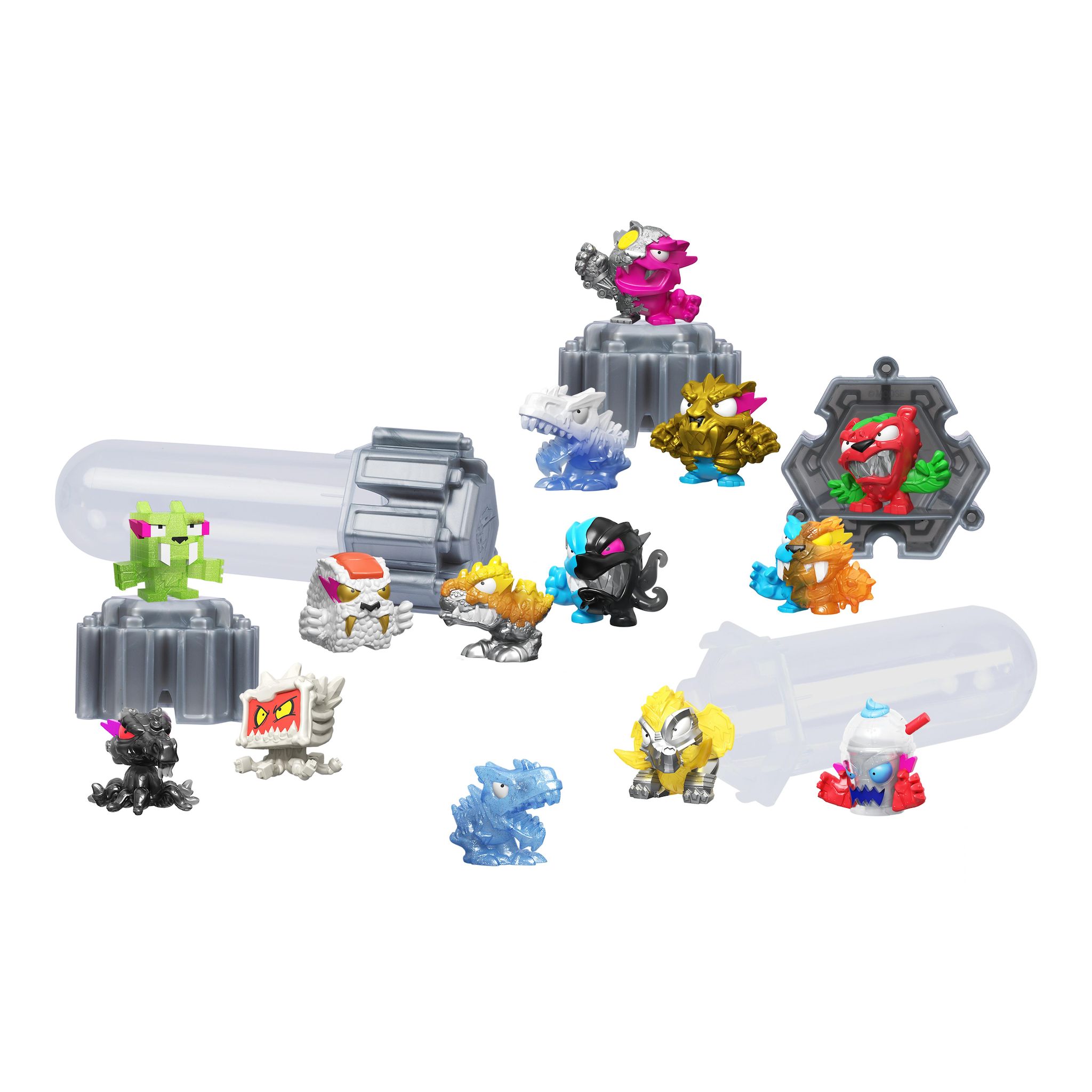 Voir la diapositive 2 : MOOSE 14 minis figurines Swarms Hyper Fusion Mr BeastLab