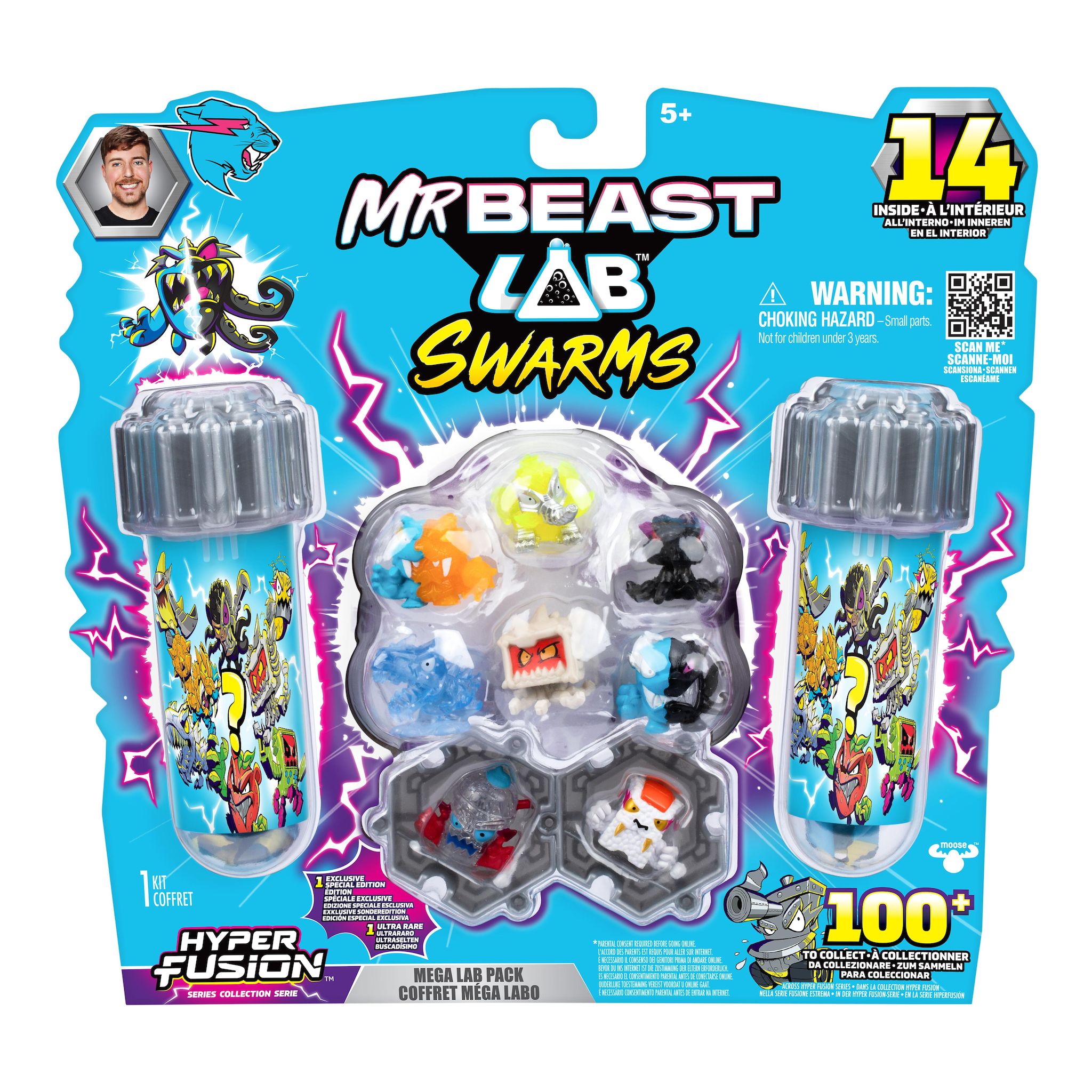 Voir la diapositive 3 : MOOSE 14 minis figurines Swarms Hyper Fusion Mr BeastLab