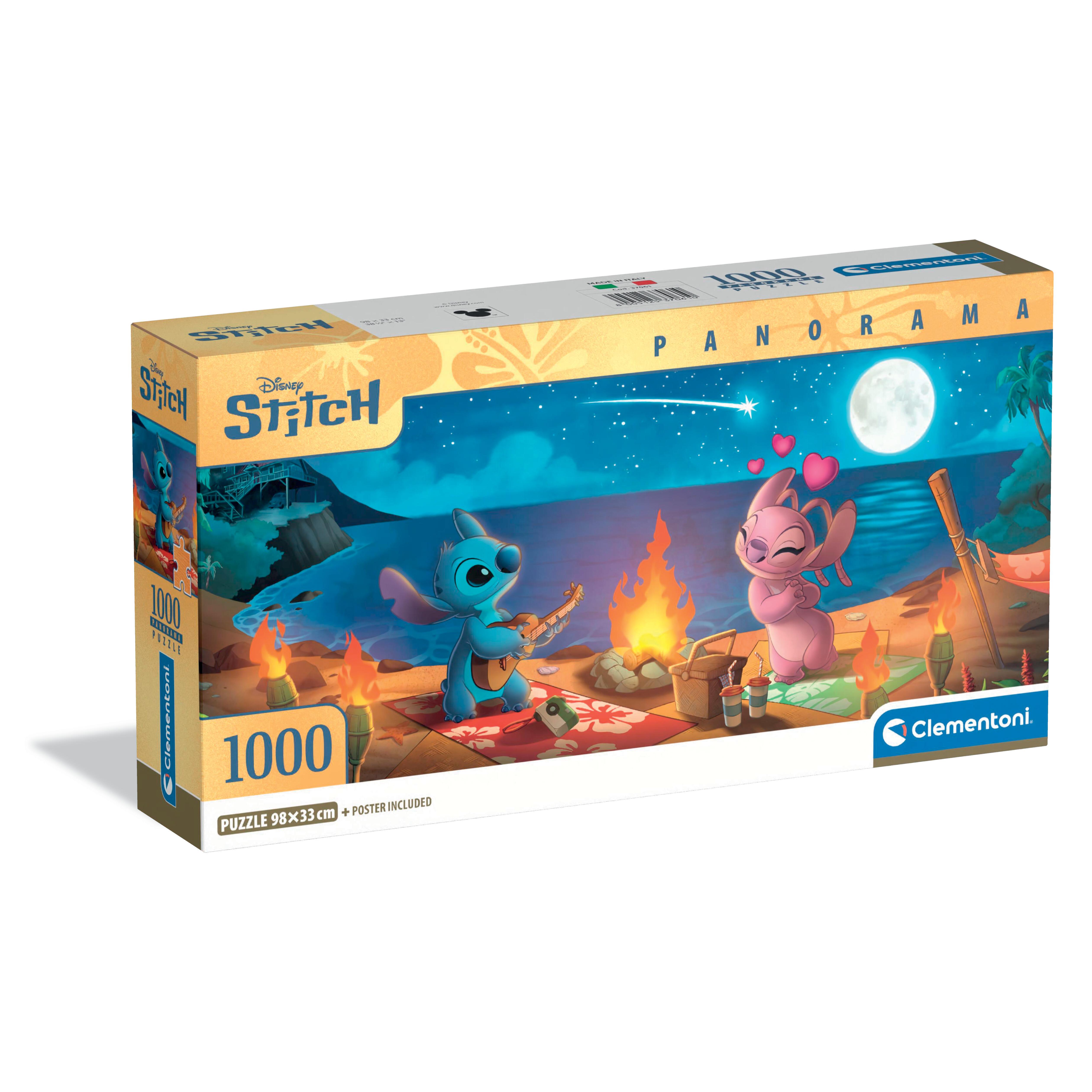 CLEMENTONI Puzzle 1000 pièces Stitch