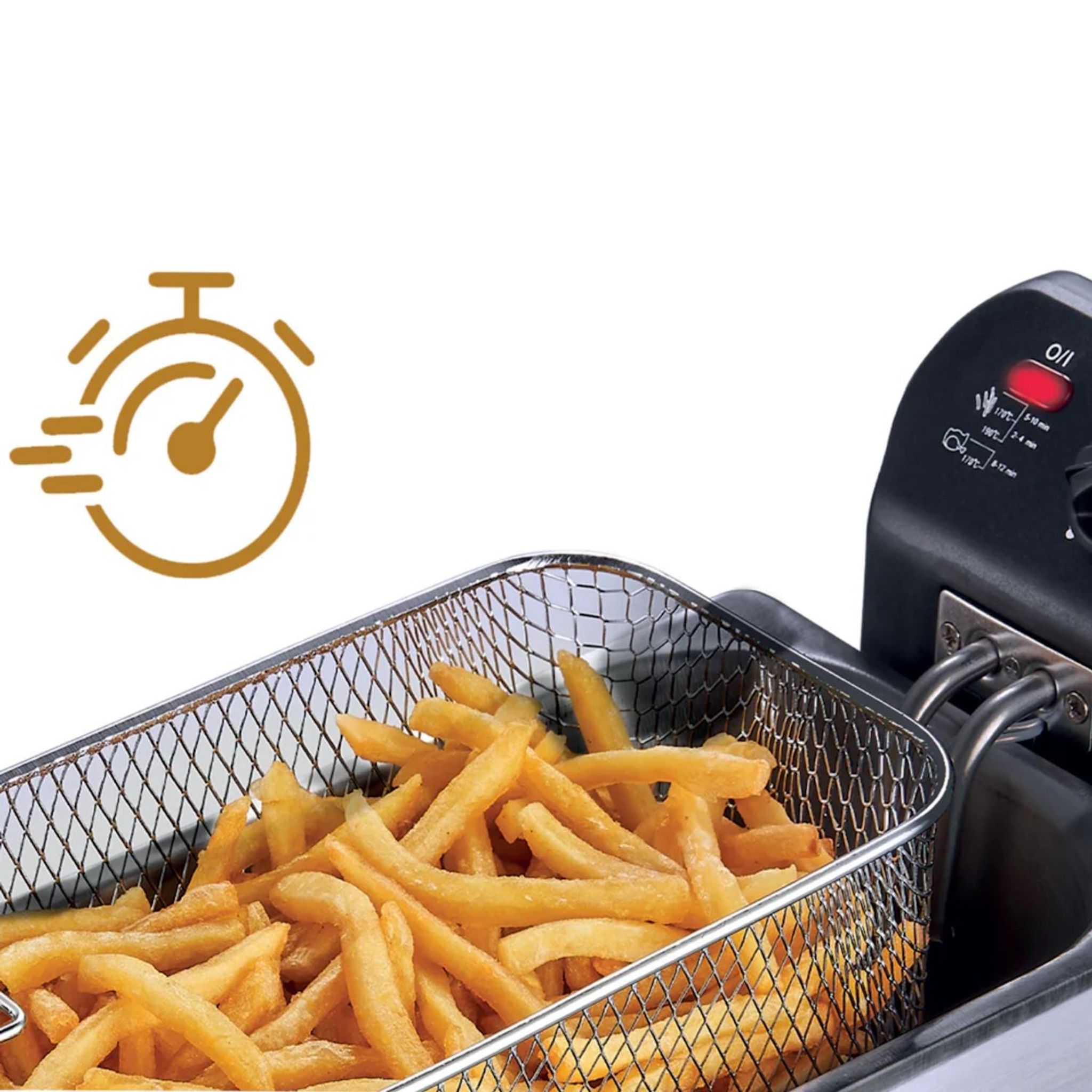 Voir la diapositive 2 : LITTLE BALANCE Friteuse tradition 8521 - Inox