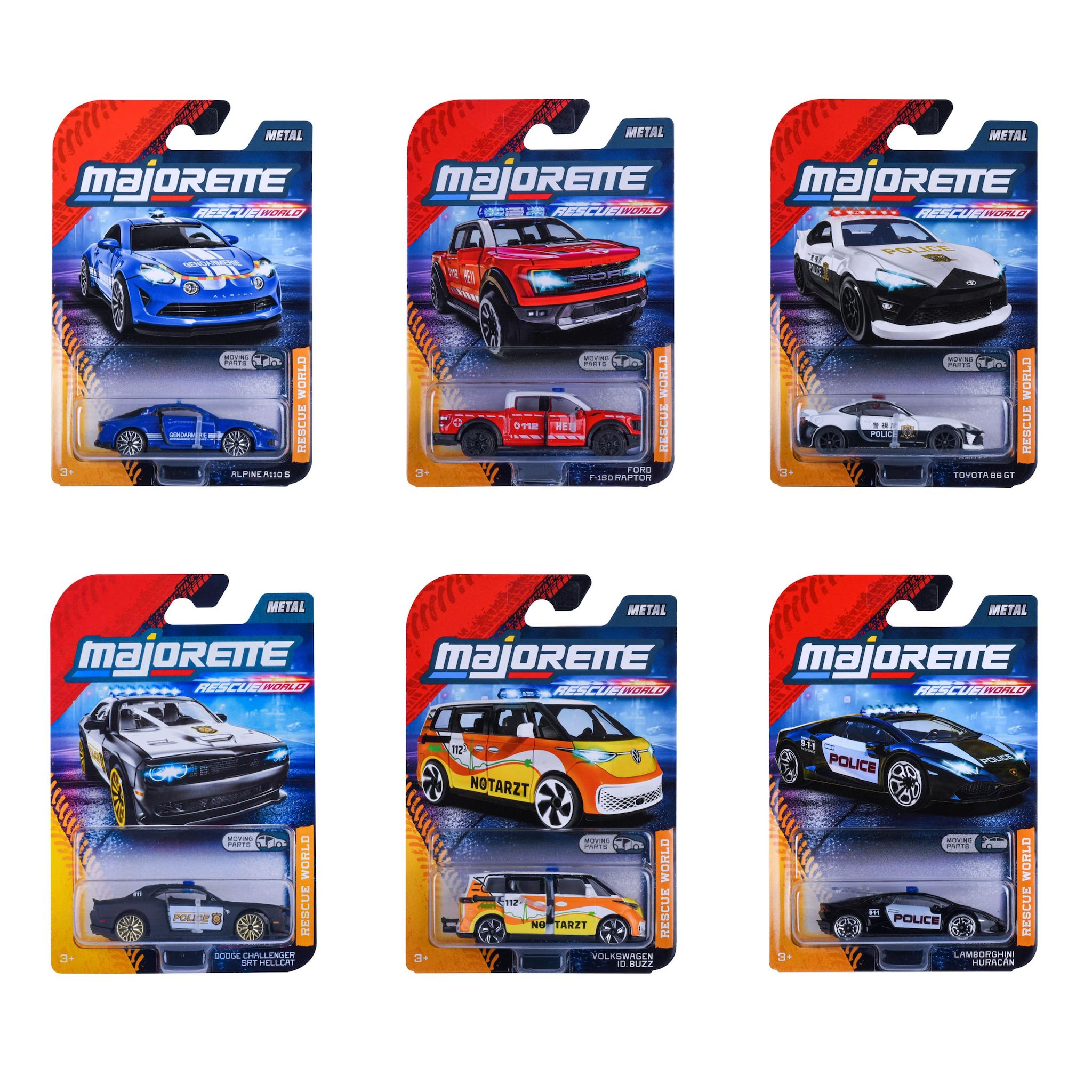 Voir la diapositive 2 : SMOBY Voiture de sécurité ou secours SOS Monde x1