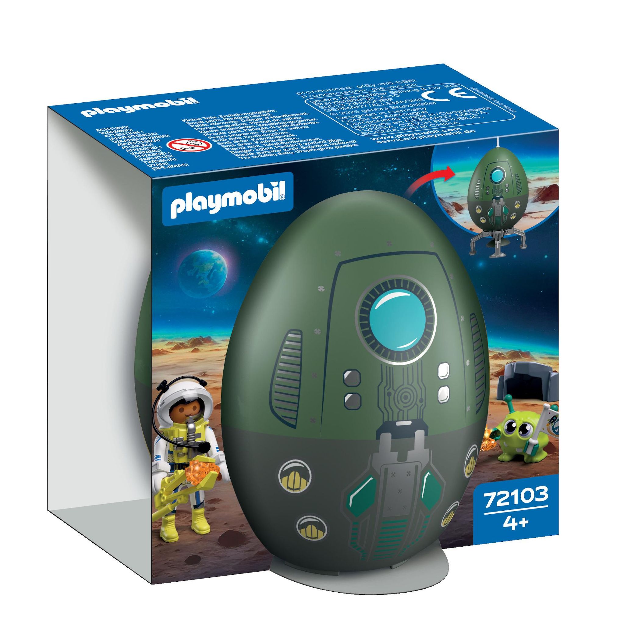 PLAYMOBIL 72103 - Œuf Jouet Espace