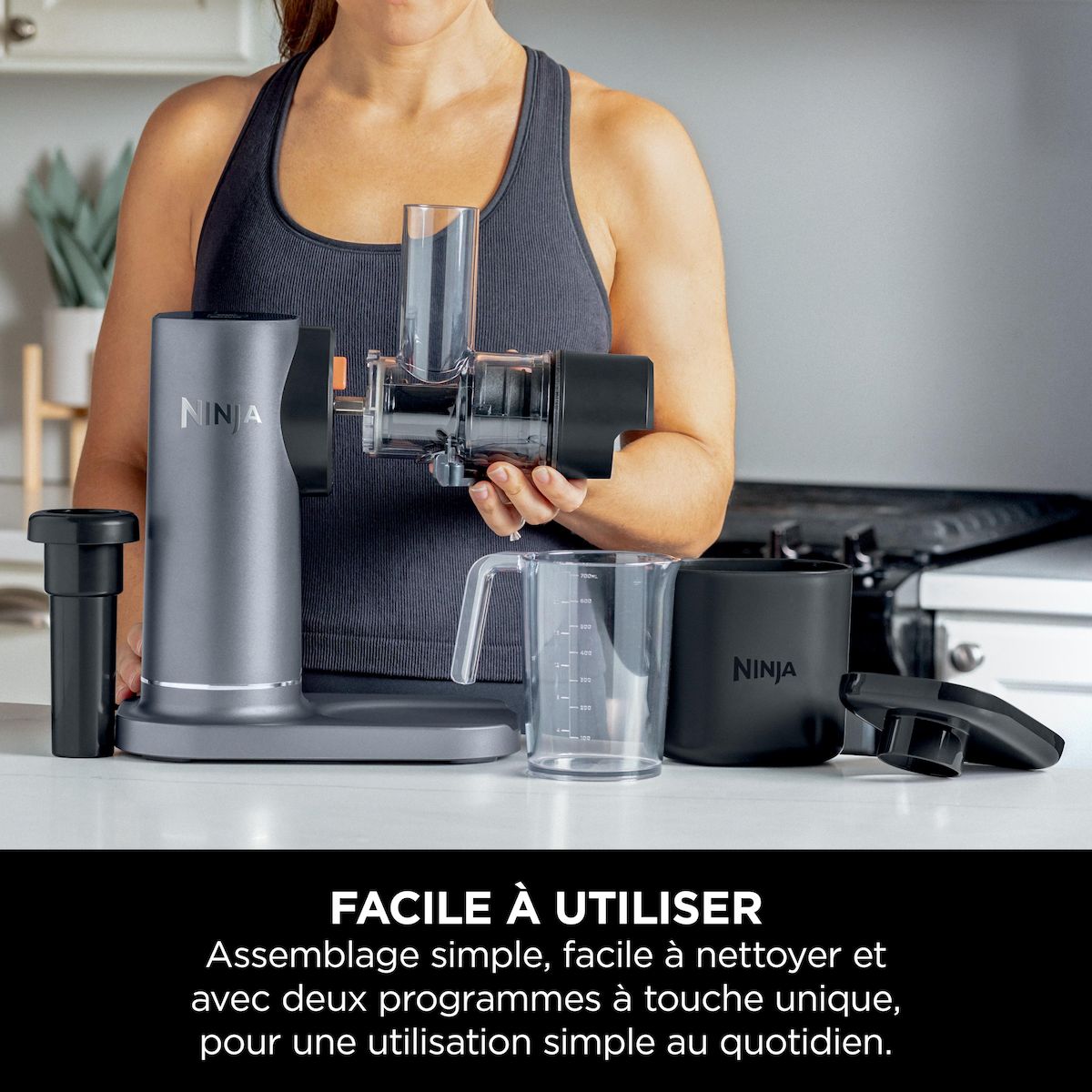 NINJA Extracteur à jus JC151EU - Noir