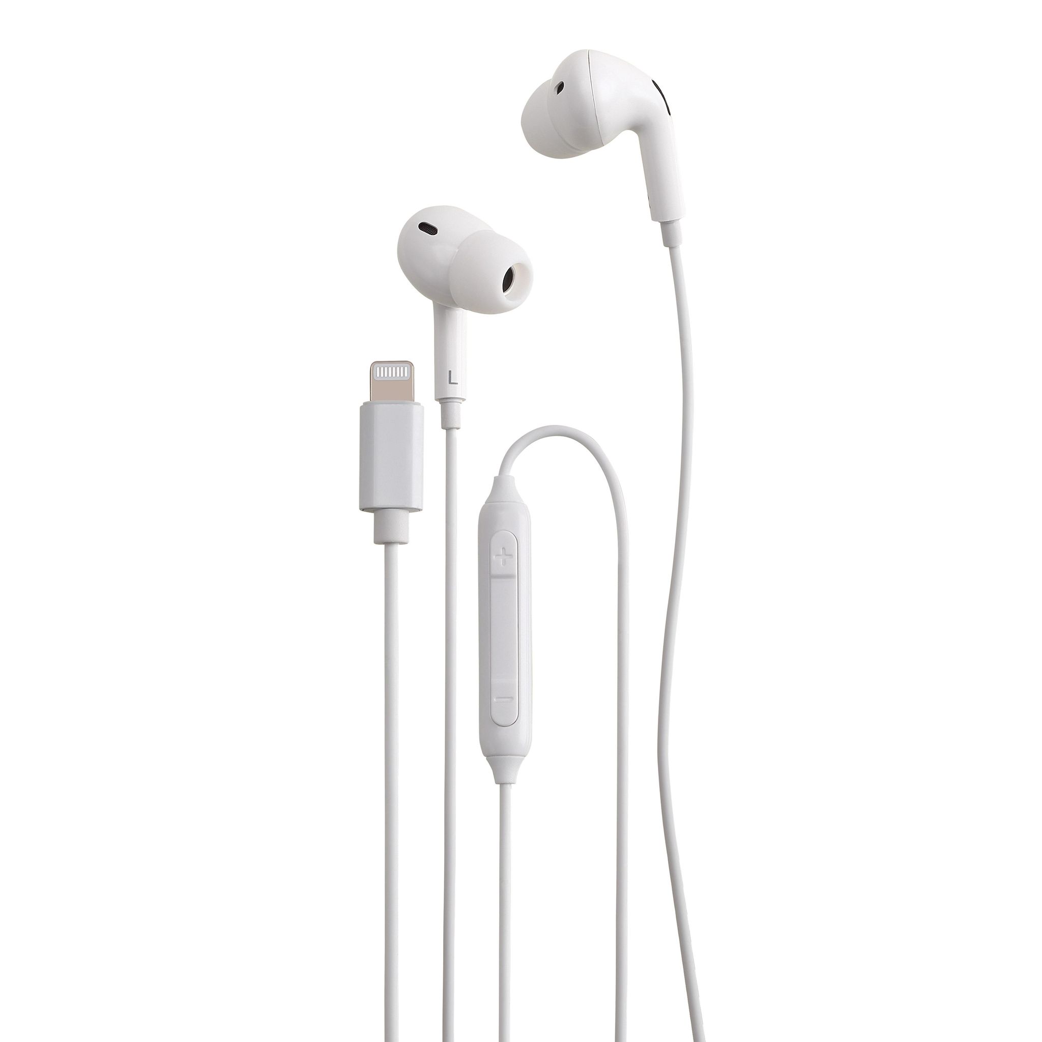 QILIVE Écouteurs Q1845 Lightning - Blanc