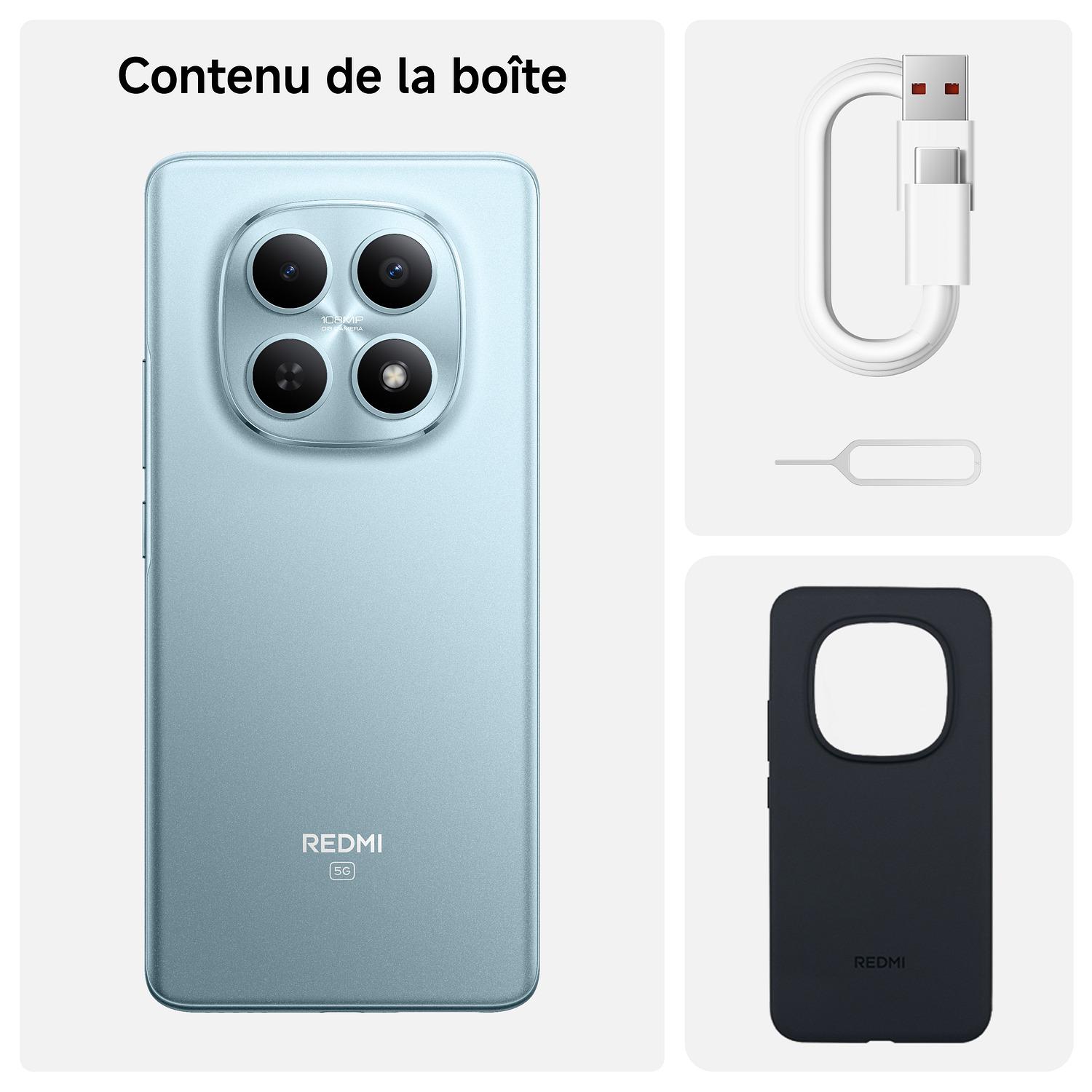 Voir la diapositive 10 : XIAOMI Redmi Note 15 5G 256Go - Bleu
