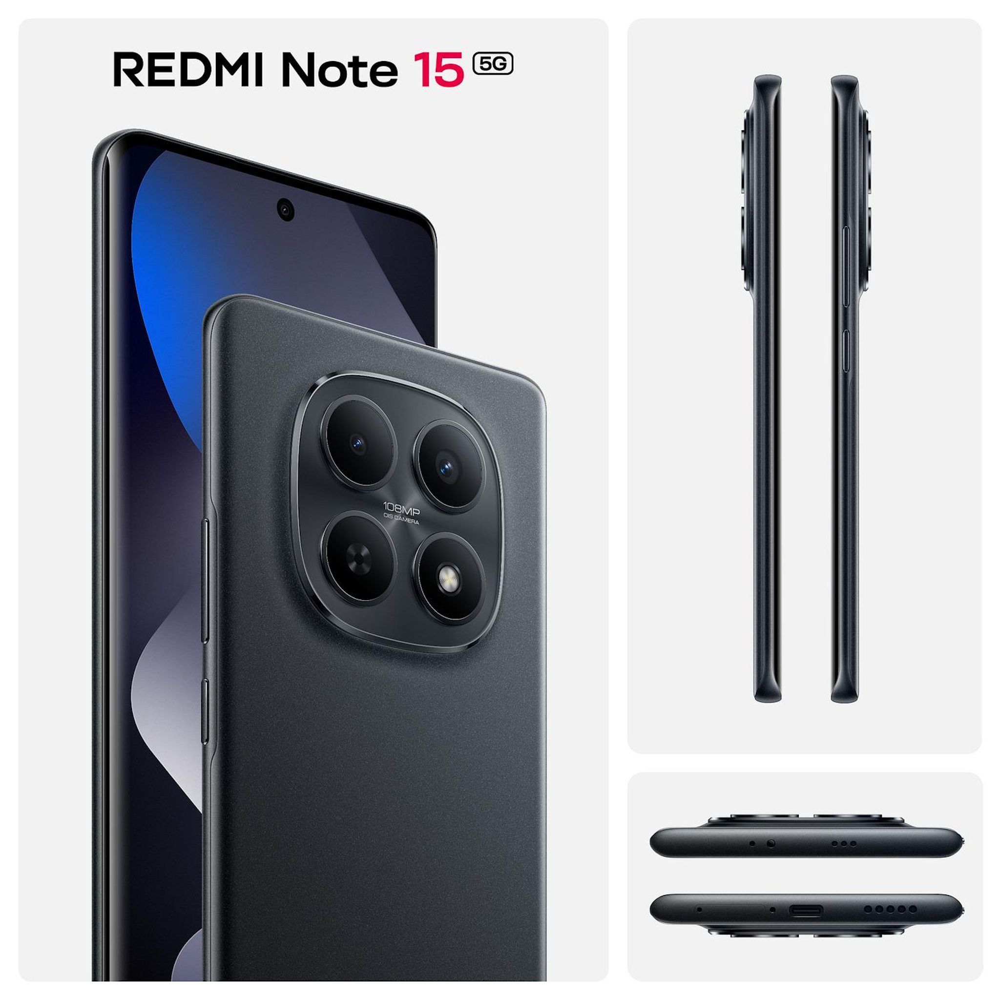 Voir la diapositive 3 : XIAOMI Redmi Note 15 5G 256Go - Noir