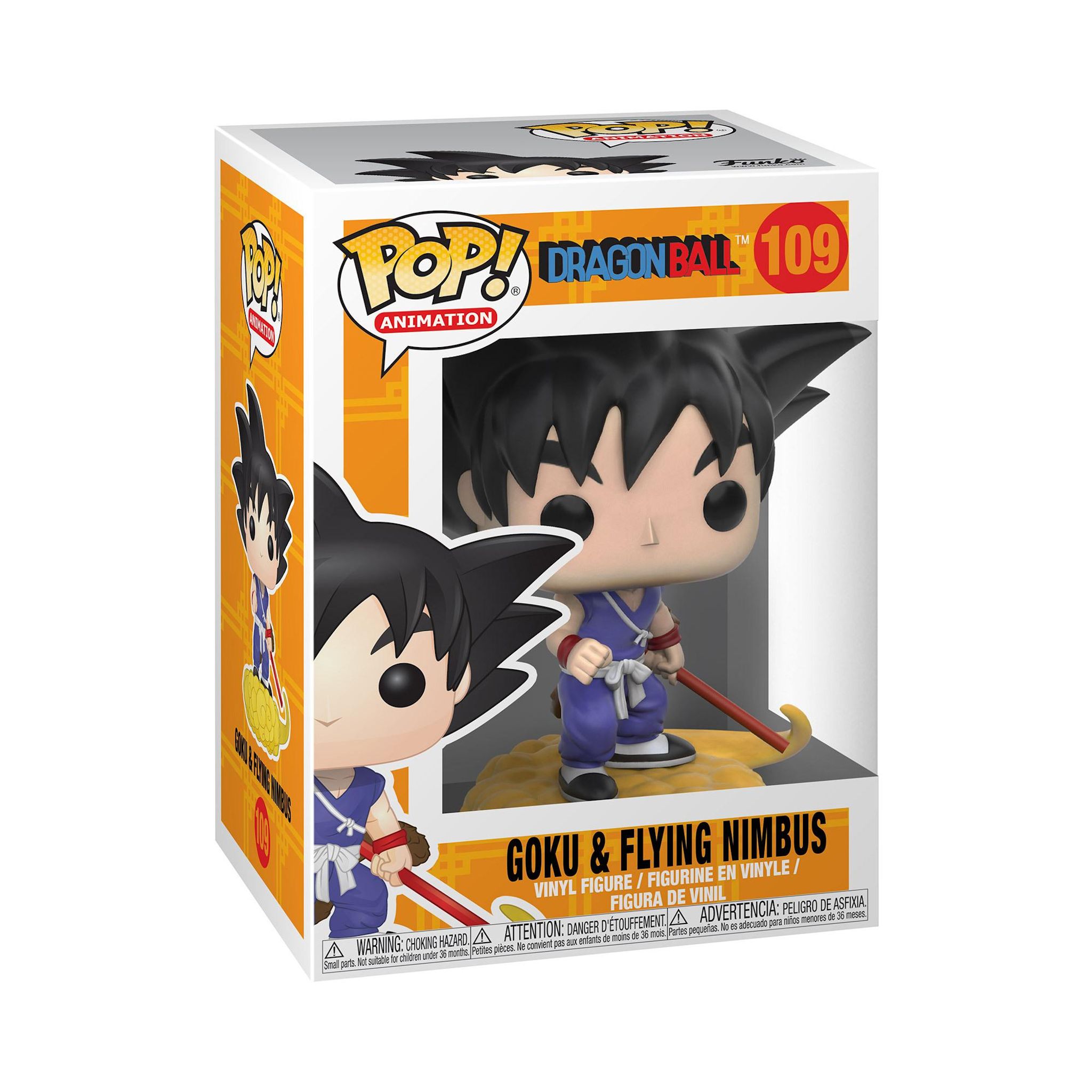 FUNKO Figurine Pop Goku avec Nuage Volant Dragon Ball Z