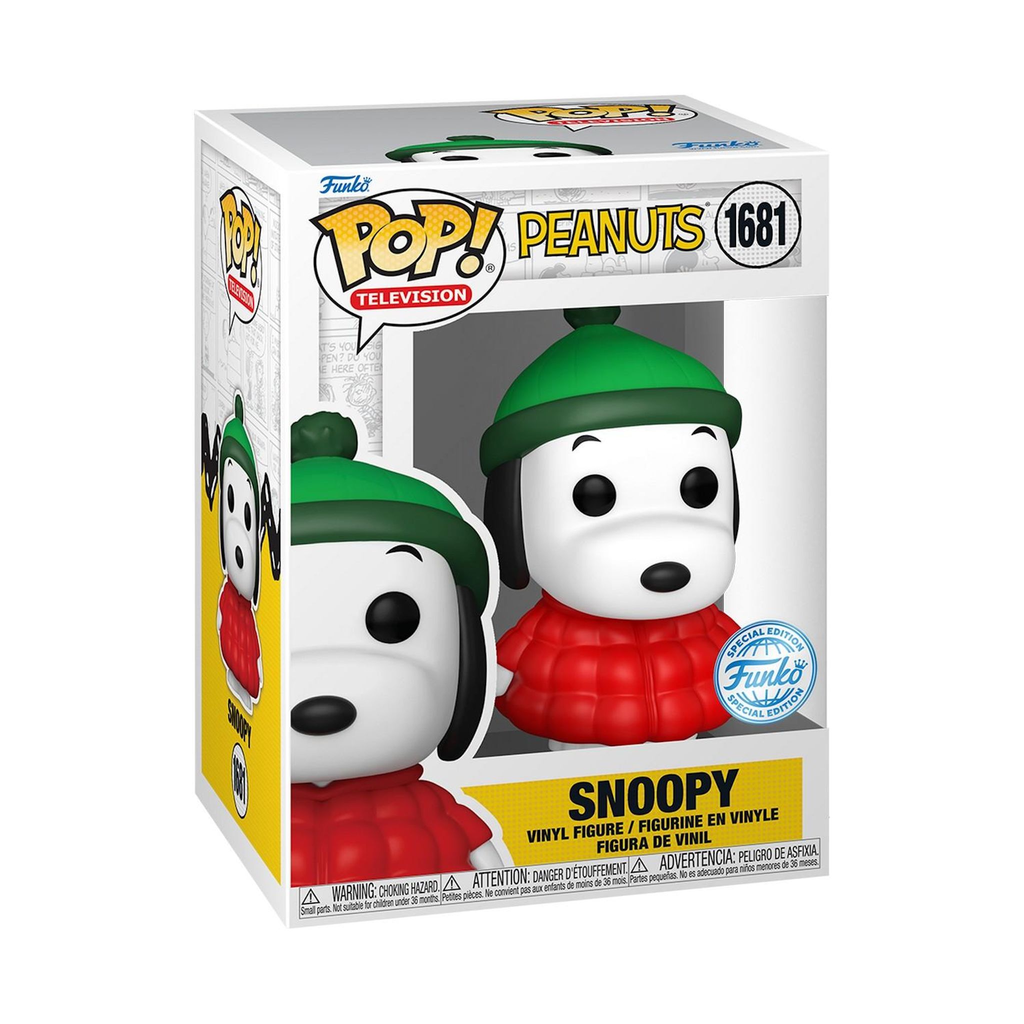 FUNKO Figurine Pop Snoopy En Manteau