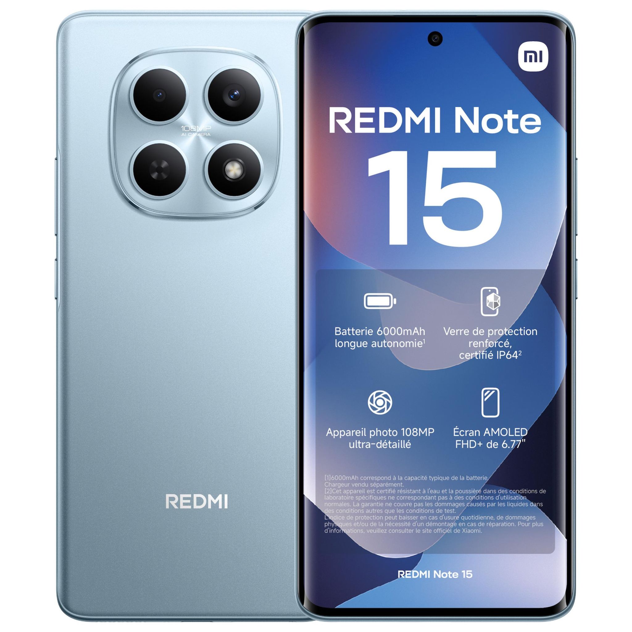 XIAOMI Redmi Note 15 256Go - Bleu