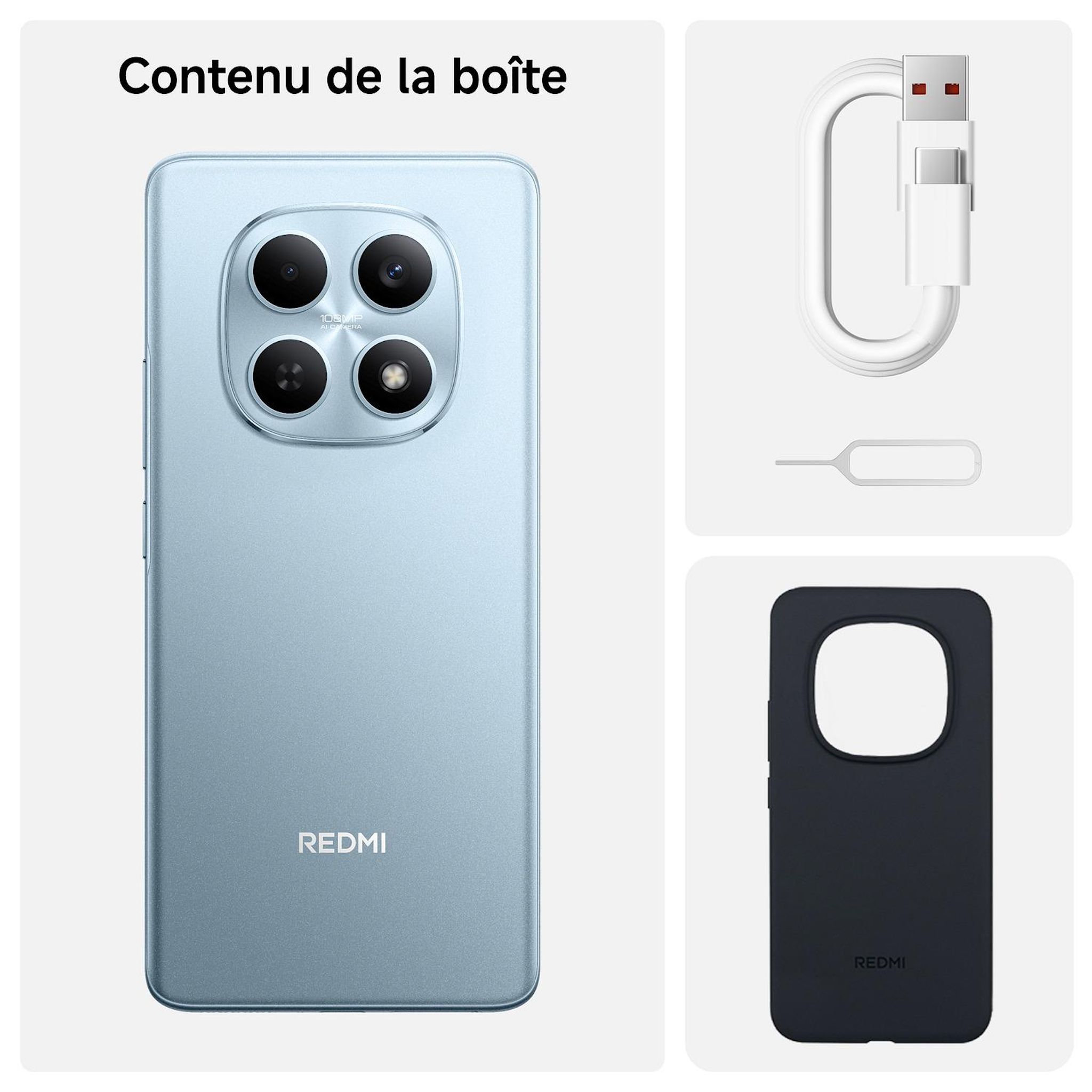 Voir la diapositive 10 : XIAOMI Redmi Note 15 256Go - Bleu