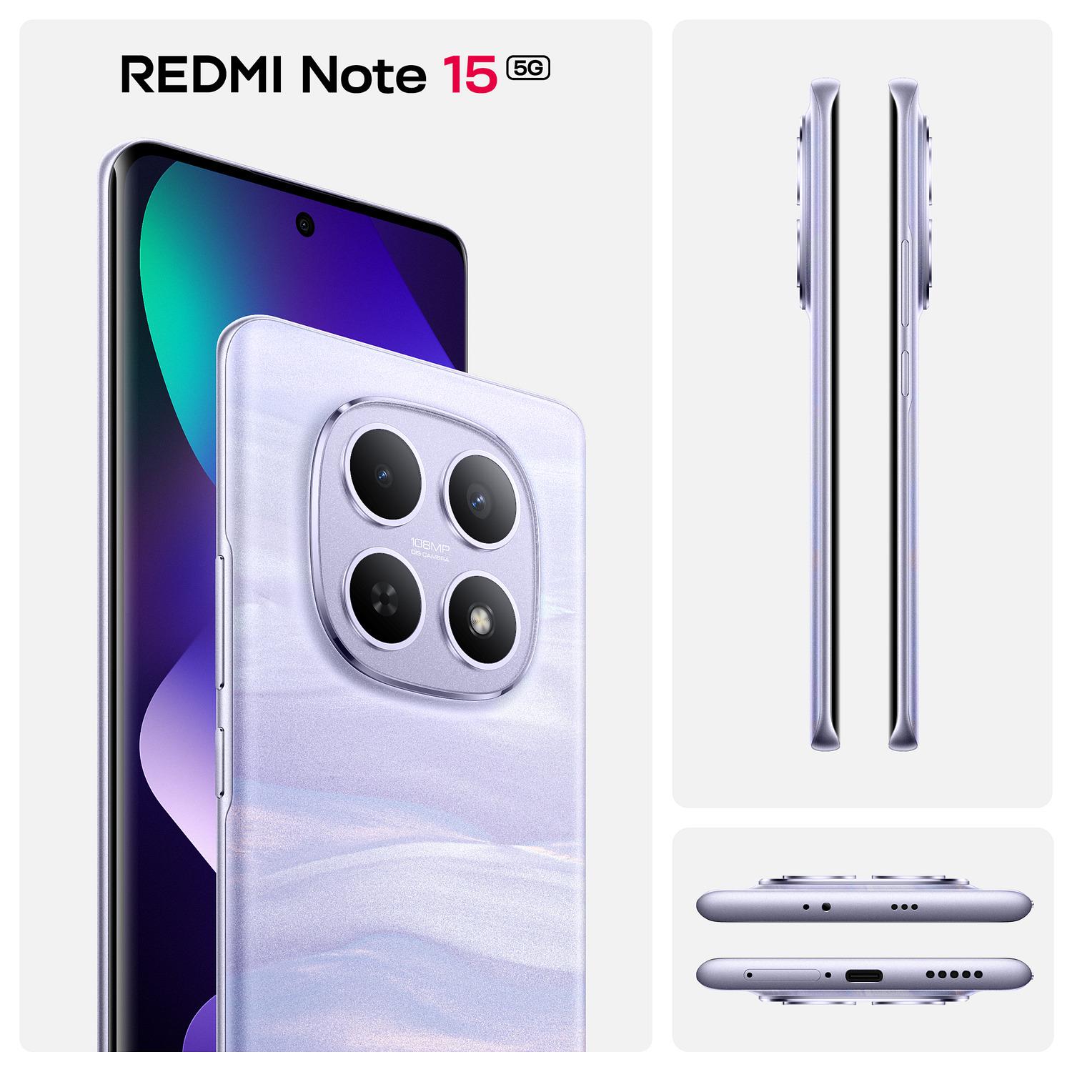 Voir la diapositive 4 : XIAOMI Redmi Note 15 5G 256Go - Violet