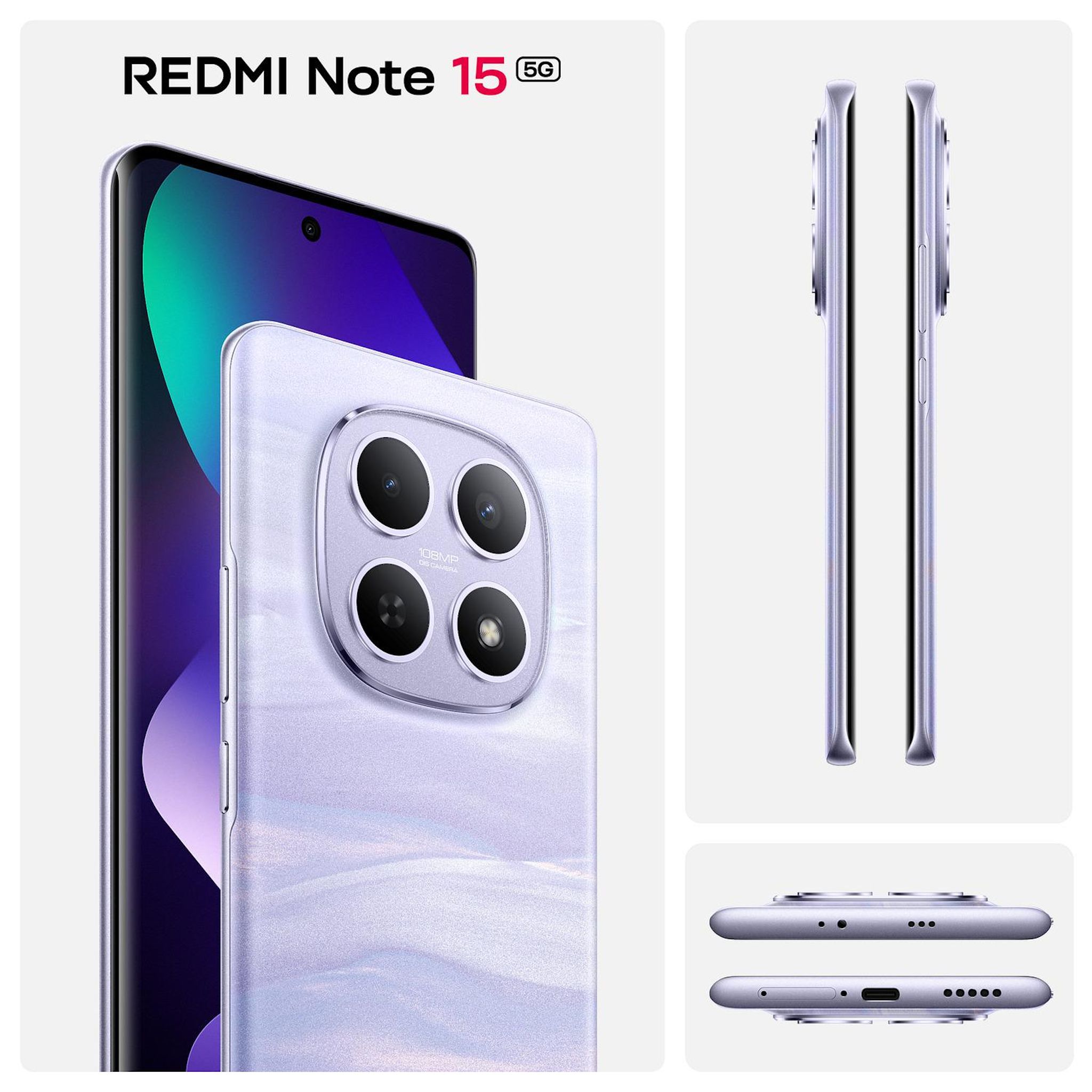 Voir la diapositive 4 : XIAOMI Redmi Note 15 5G 256Go - Violet