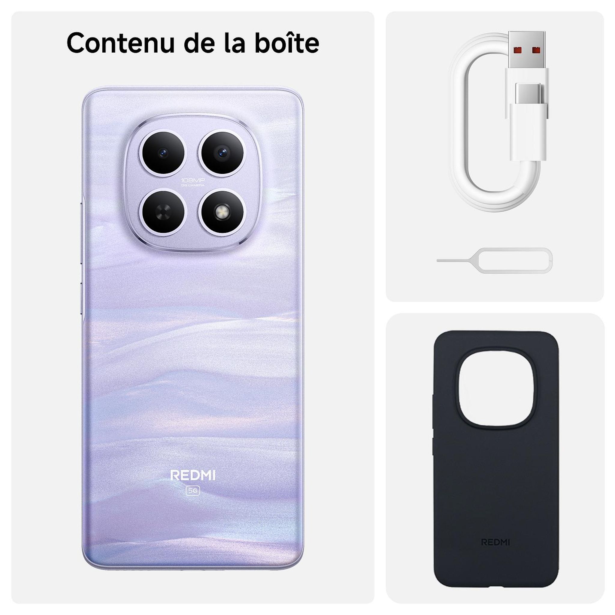 Voir la diapositive 10 : XIAOMI Redmi Note 15 5G 256Go - Violet
