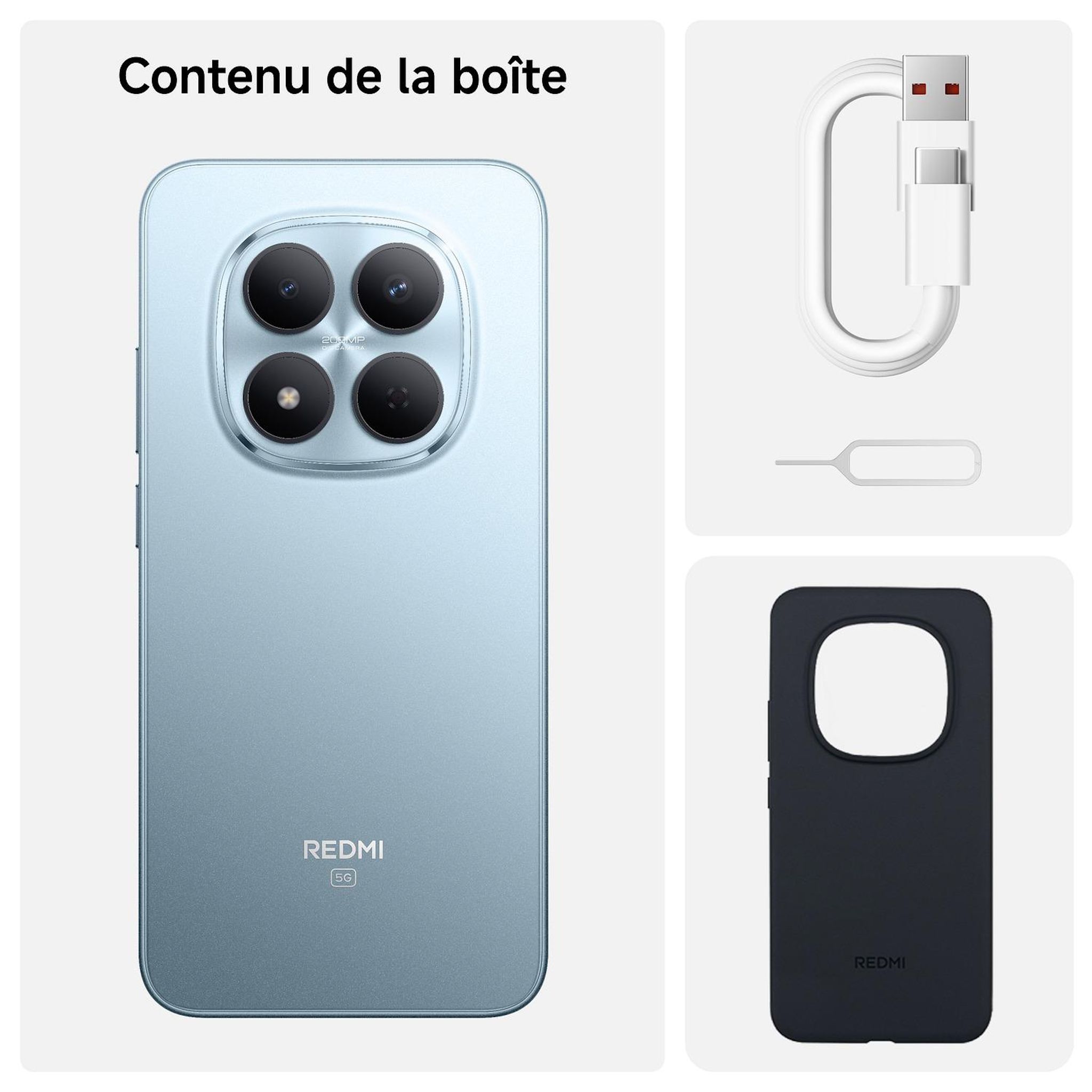 Voir la diapositive 6 : XIAOMI Redmi Note 15 Pro 5G 256Go - Bleu