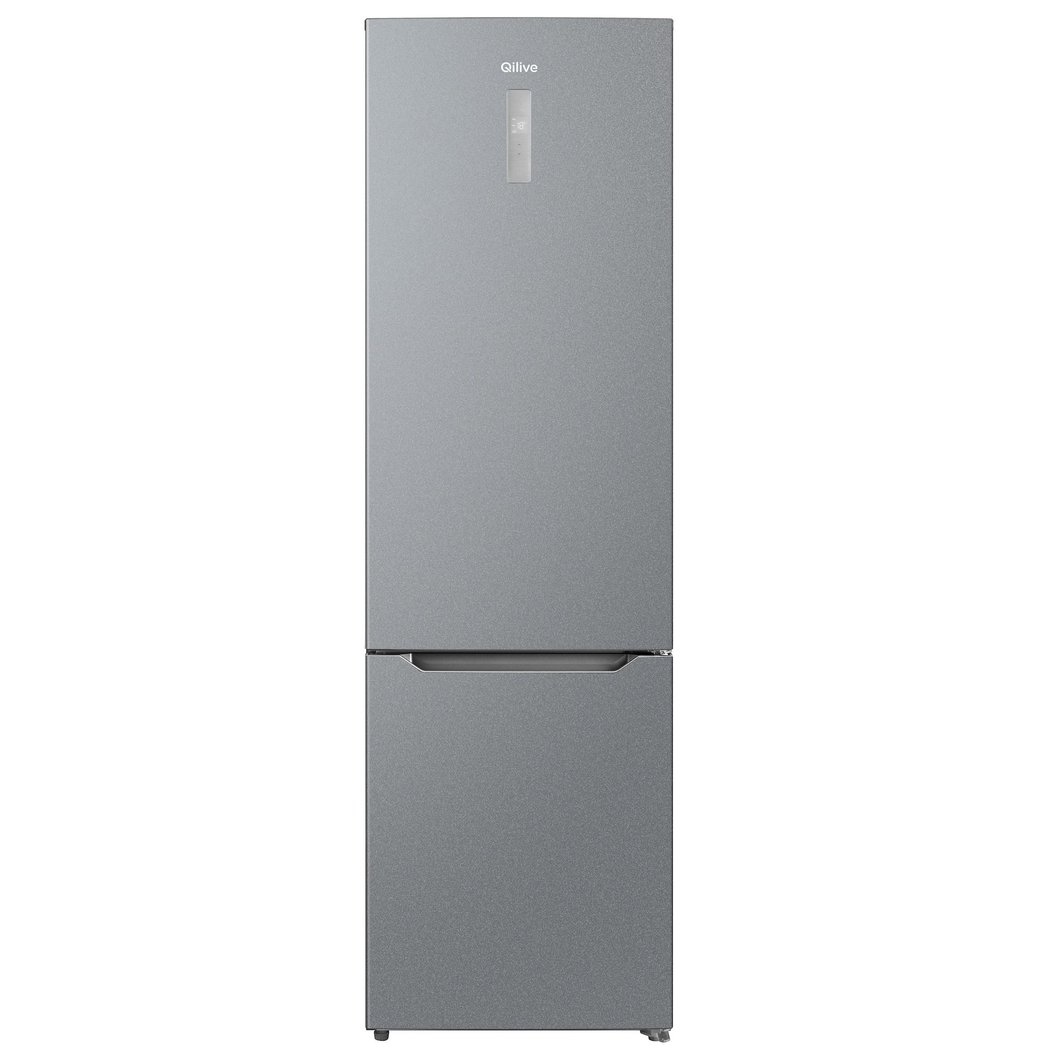 QILIVE Réfrigérateur combiné Q.6541, 330 L, Froid ventilé No Frost, D