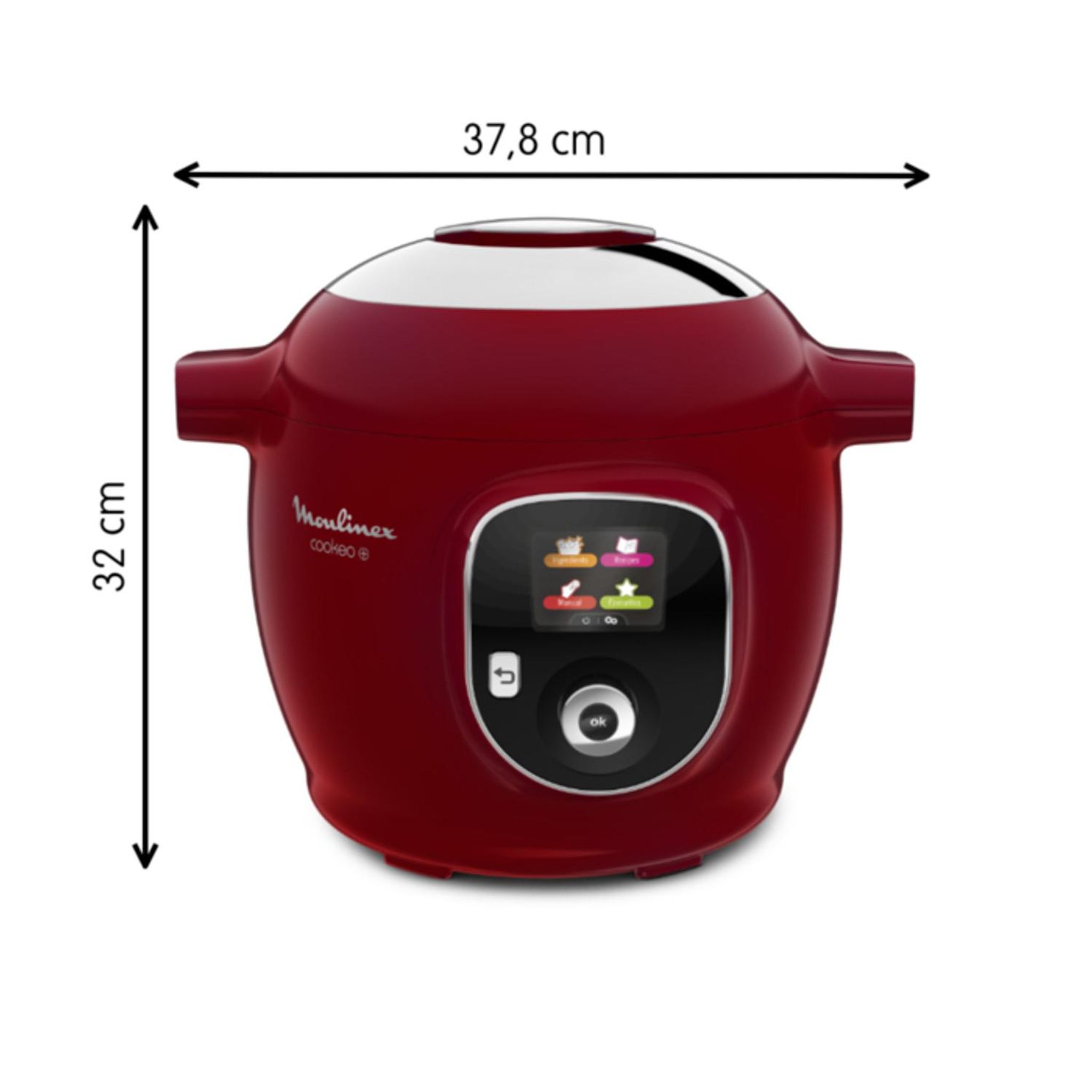 Voir la diapositive 7 : MOULINEX Multicuiseur intelligent Cookeo YY5571FB Rouge + Extra Crisp