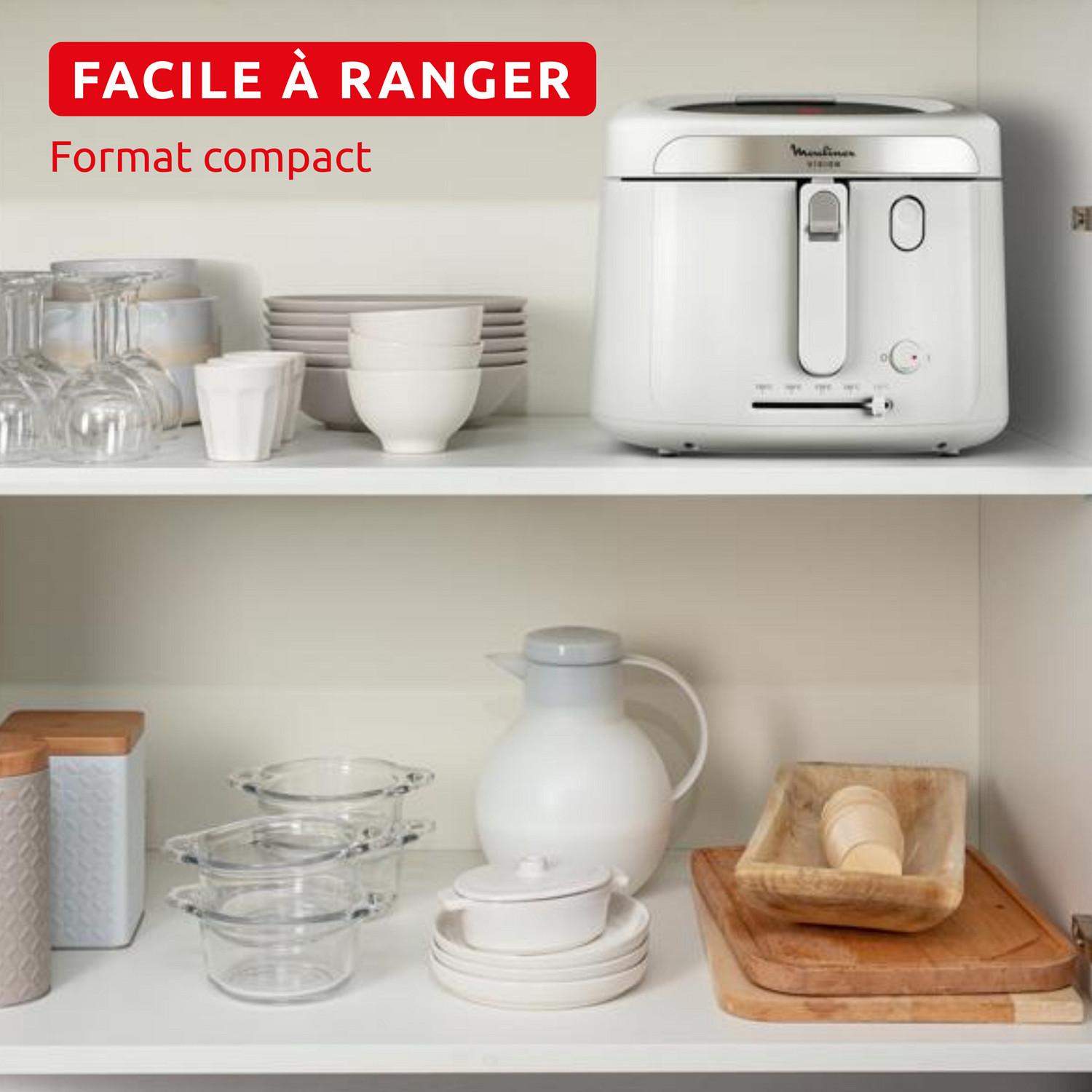 Voir la diapositive 6 : MOULINEX Friteuse classique AF2521E0 - Blanc