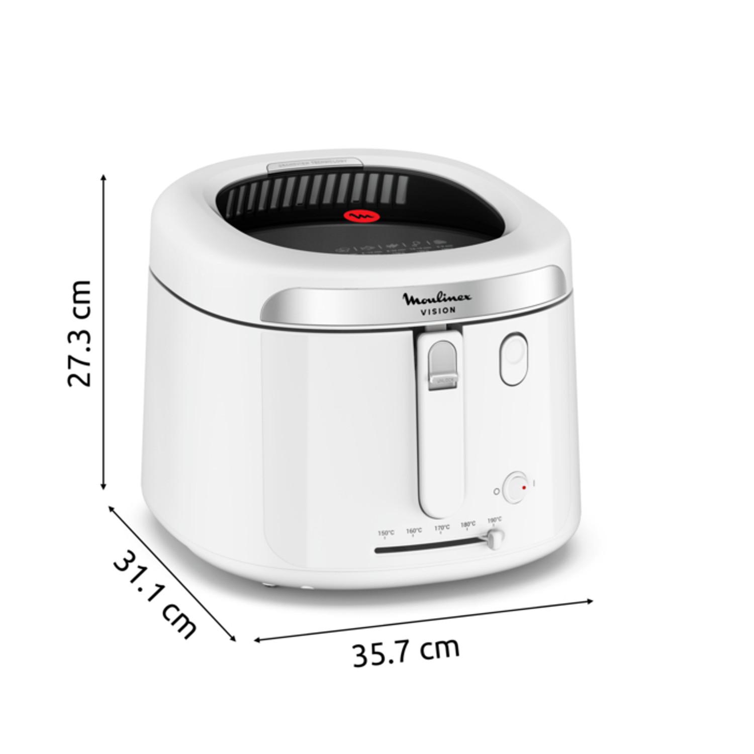 Voir la diapositive 7 : MOULINEX Friteuse classique AF2521E0 - Blanc