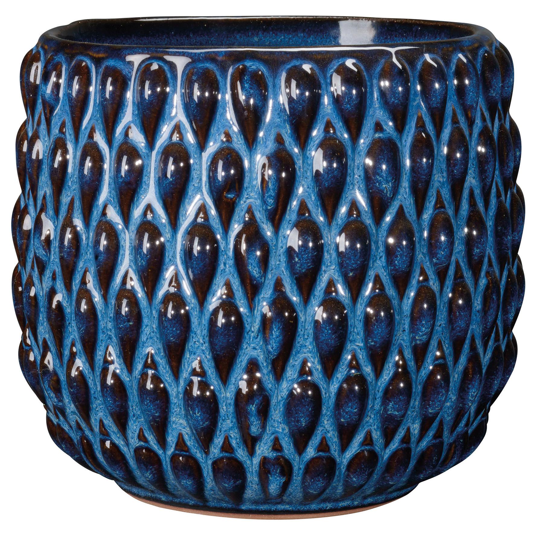 SCHEURICH Cache-pot fizzy bleu Diam.16 cm